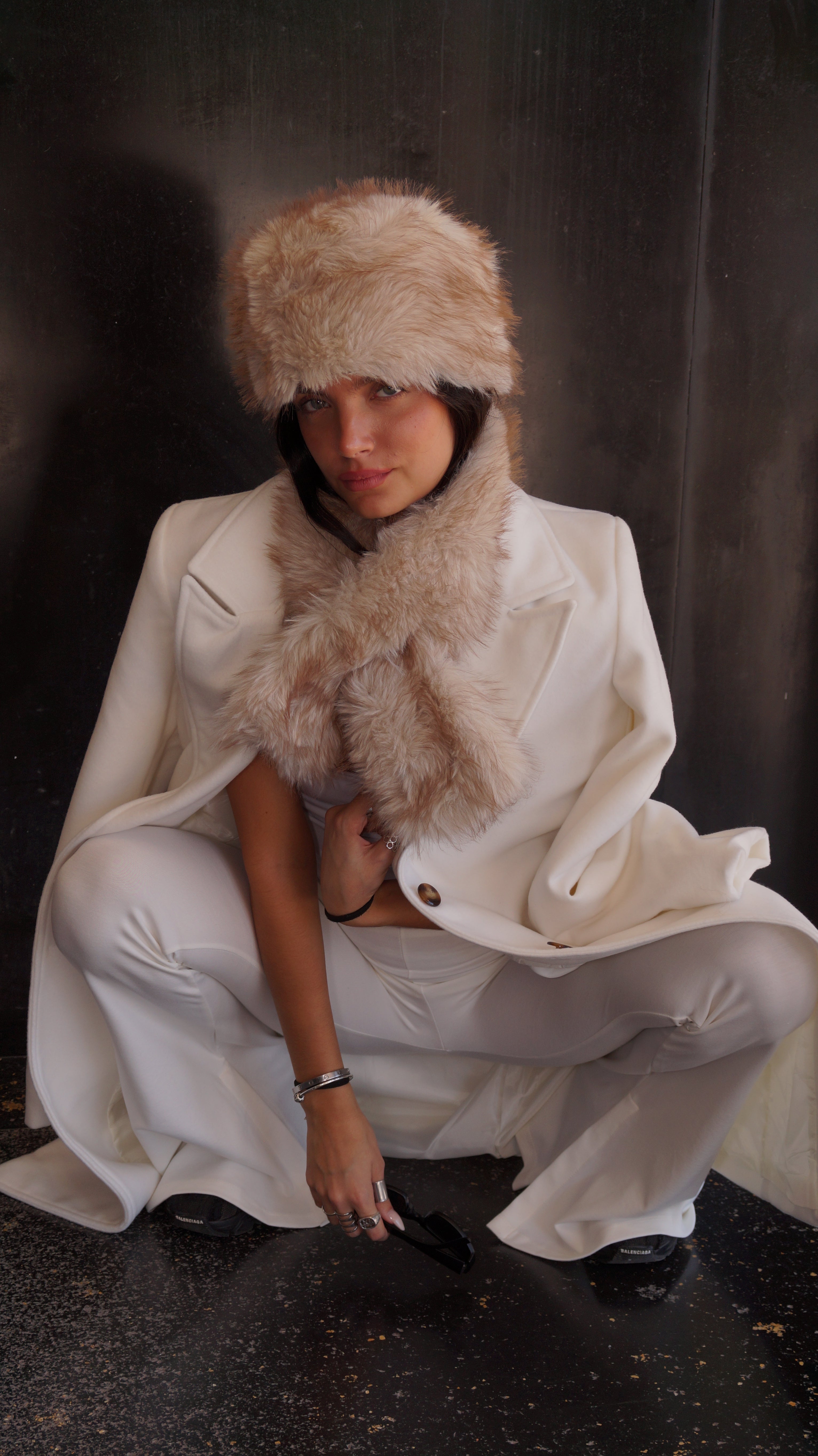 BUFANDA VELVET BEIGE