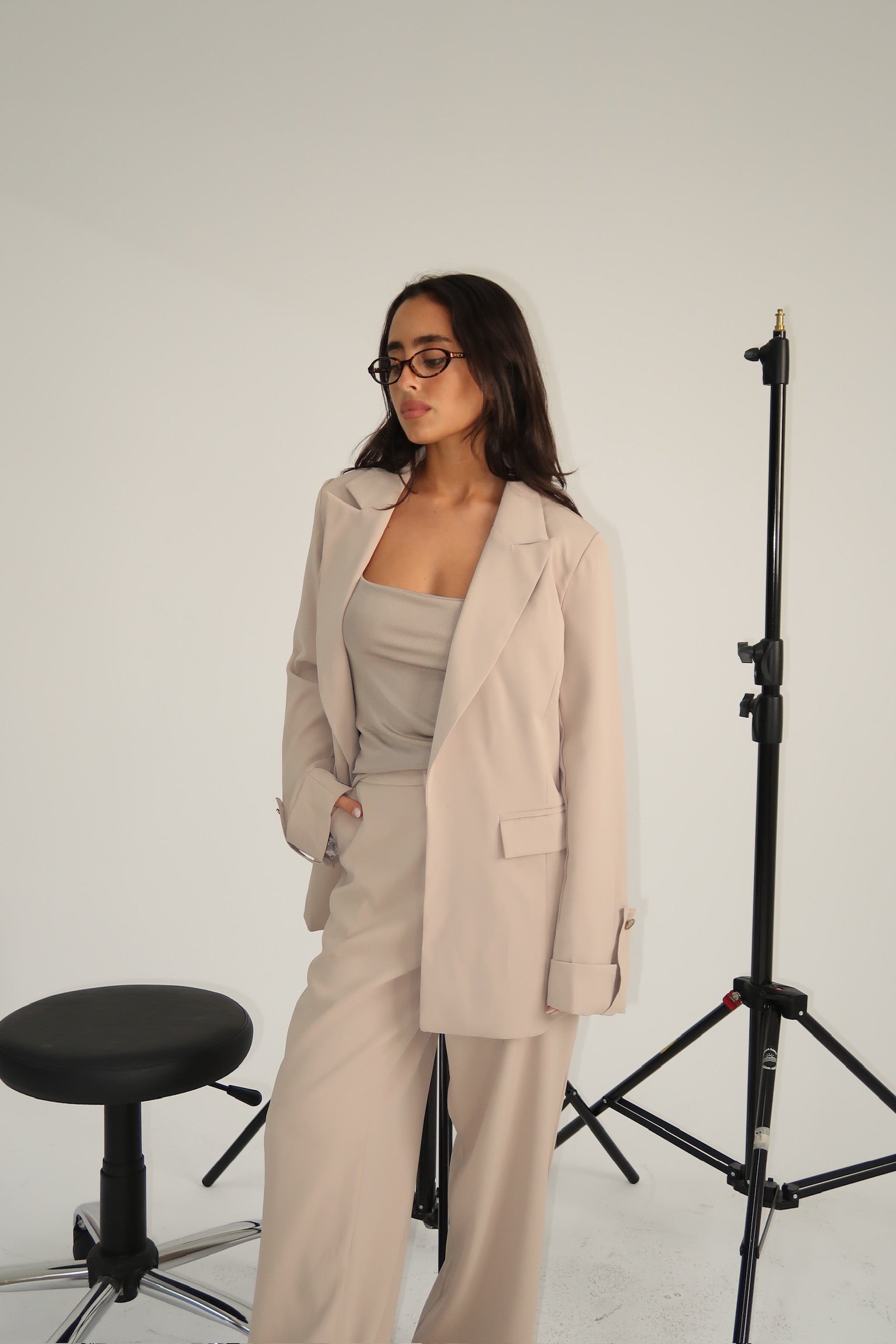 SET BLANC - Blazer + Pantalon