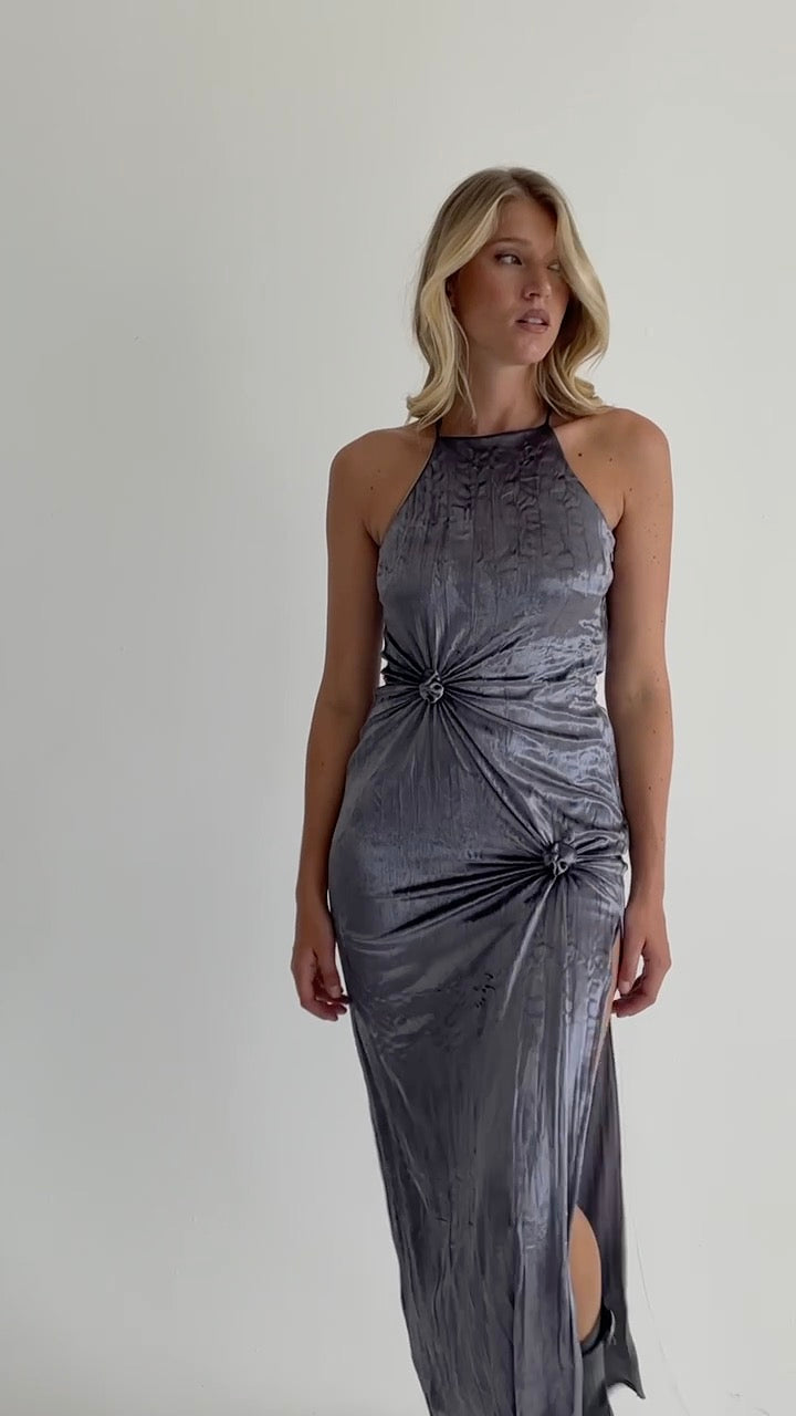 VESTIDO MAE GRIS