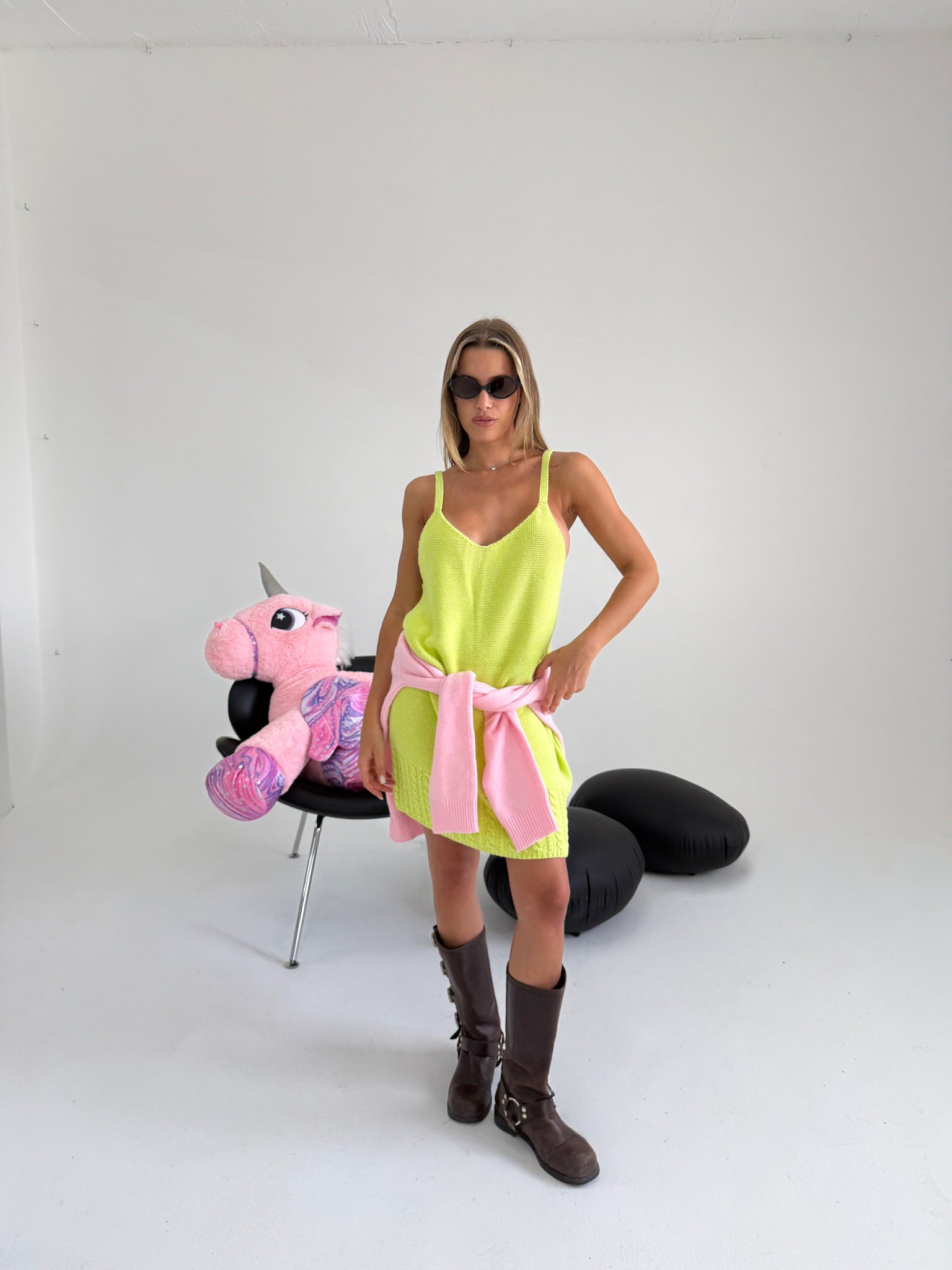 VESTIDO LLUVIA VERDE