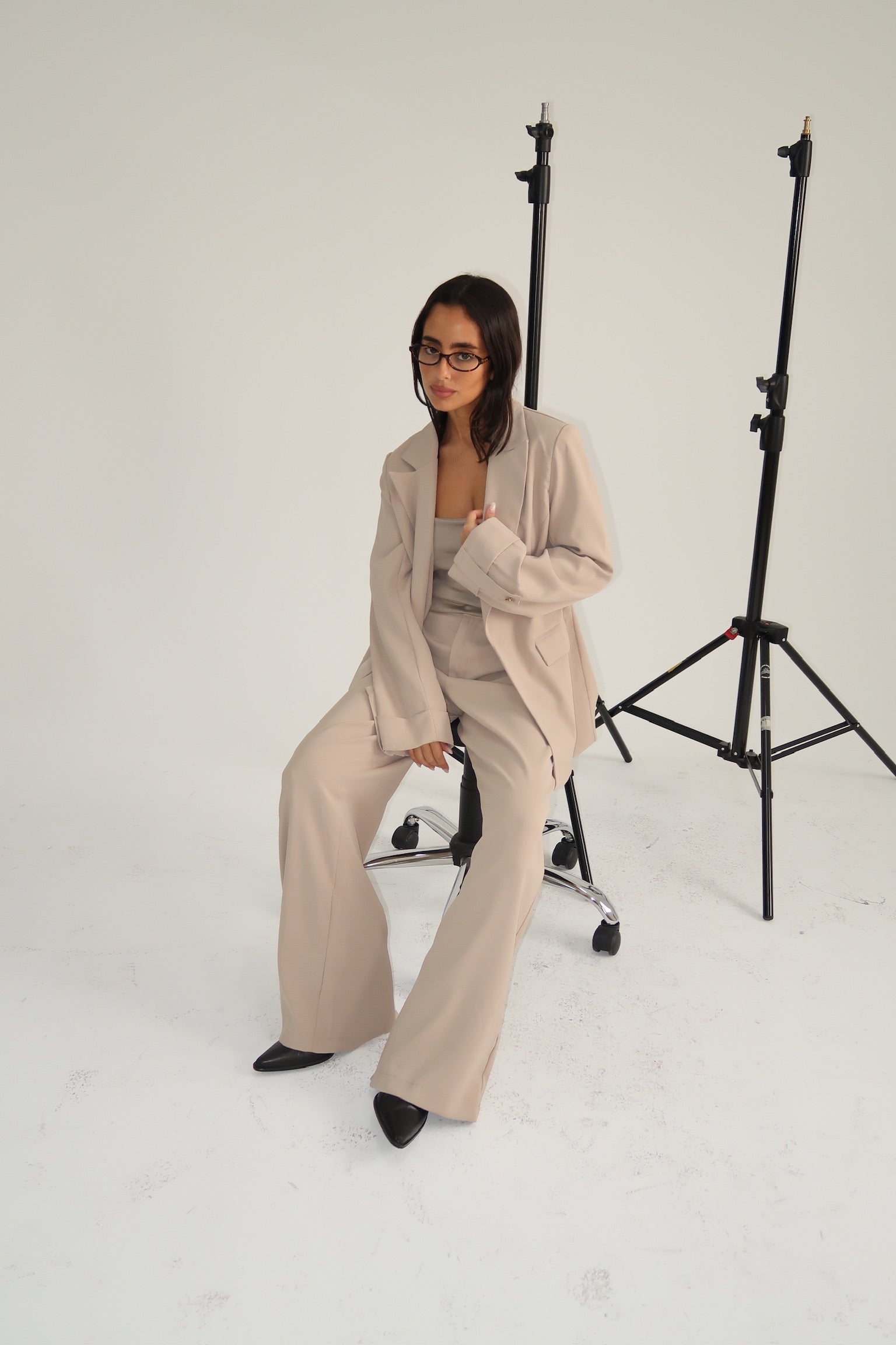 SET BLANC - Blazer + Pantalon