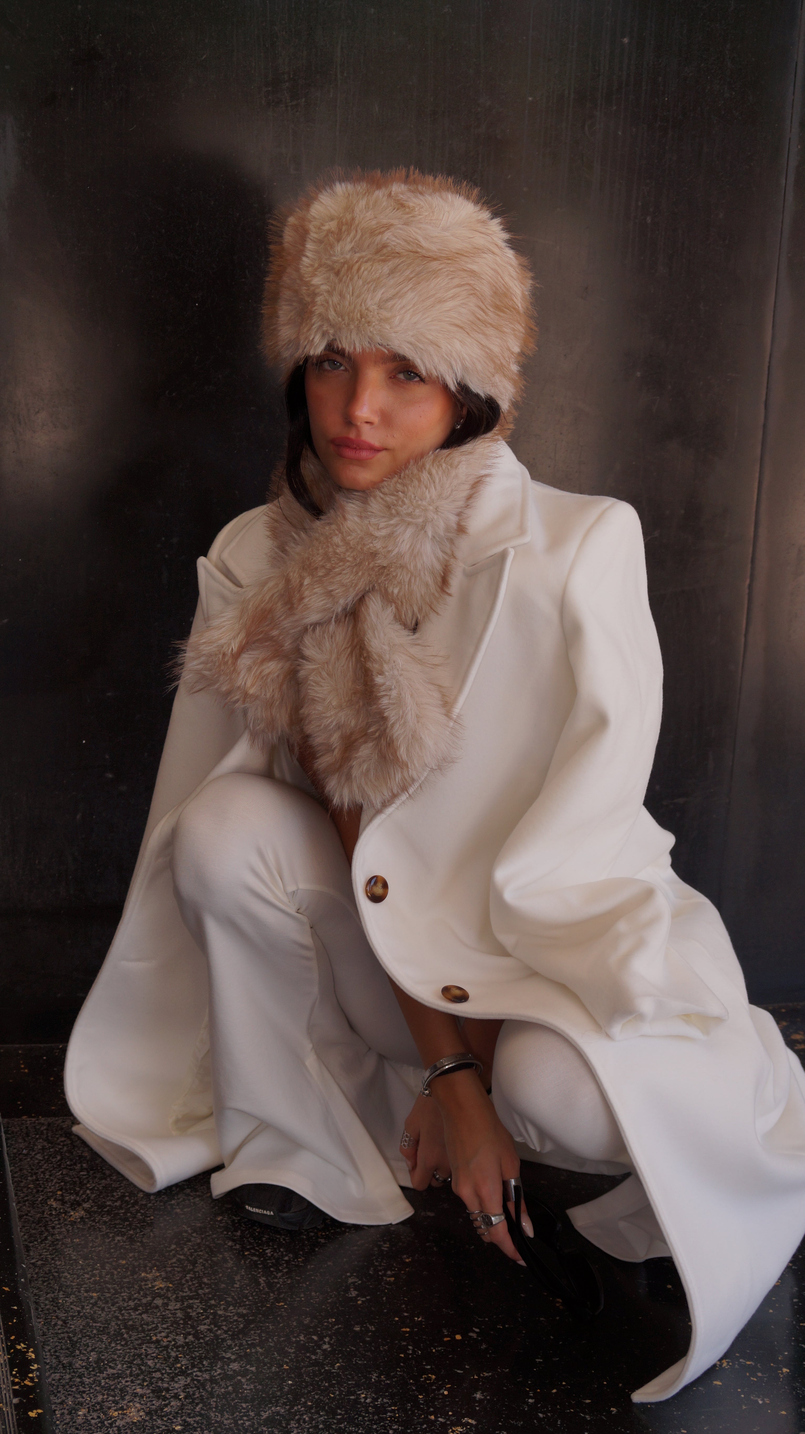 BUFANDA VELVET BEIGE