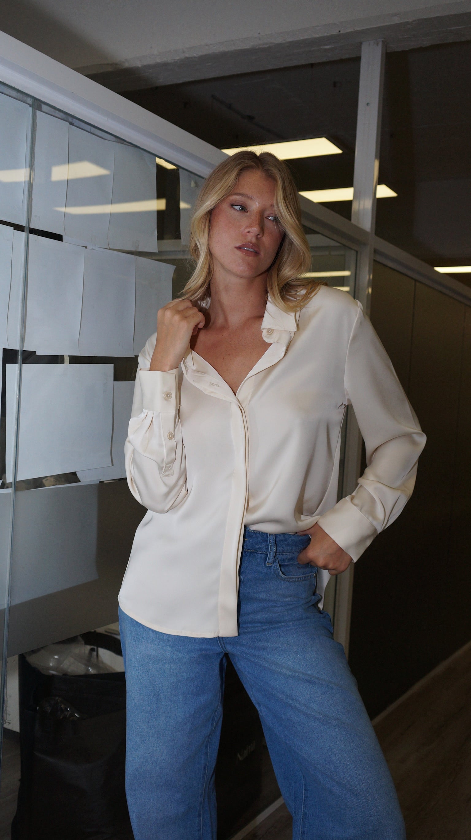 CAMISA AMY OFF WHITE