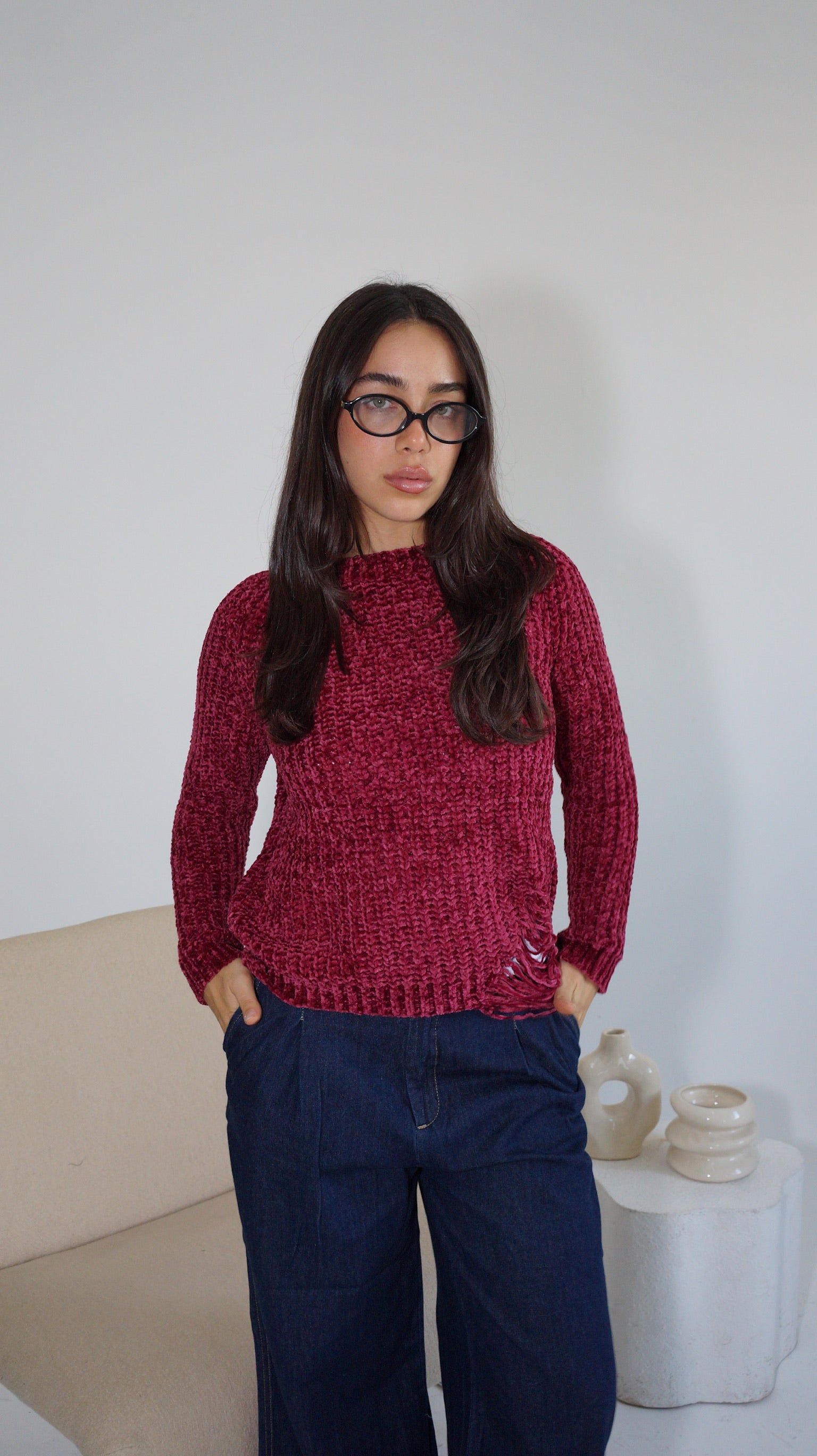 SWEATER DOBBY