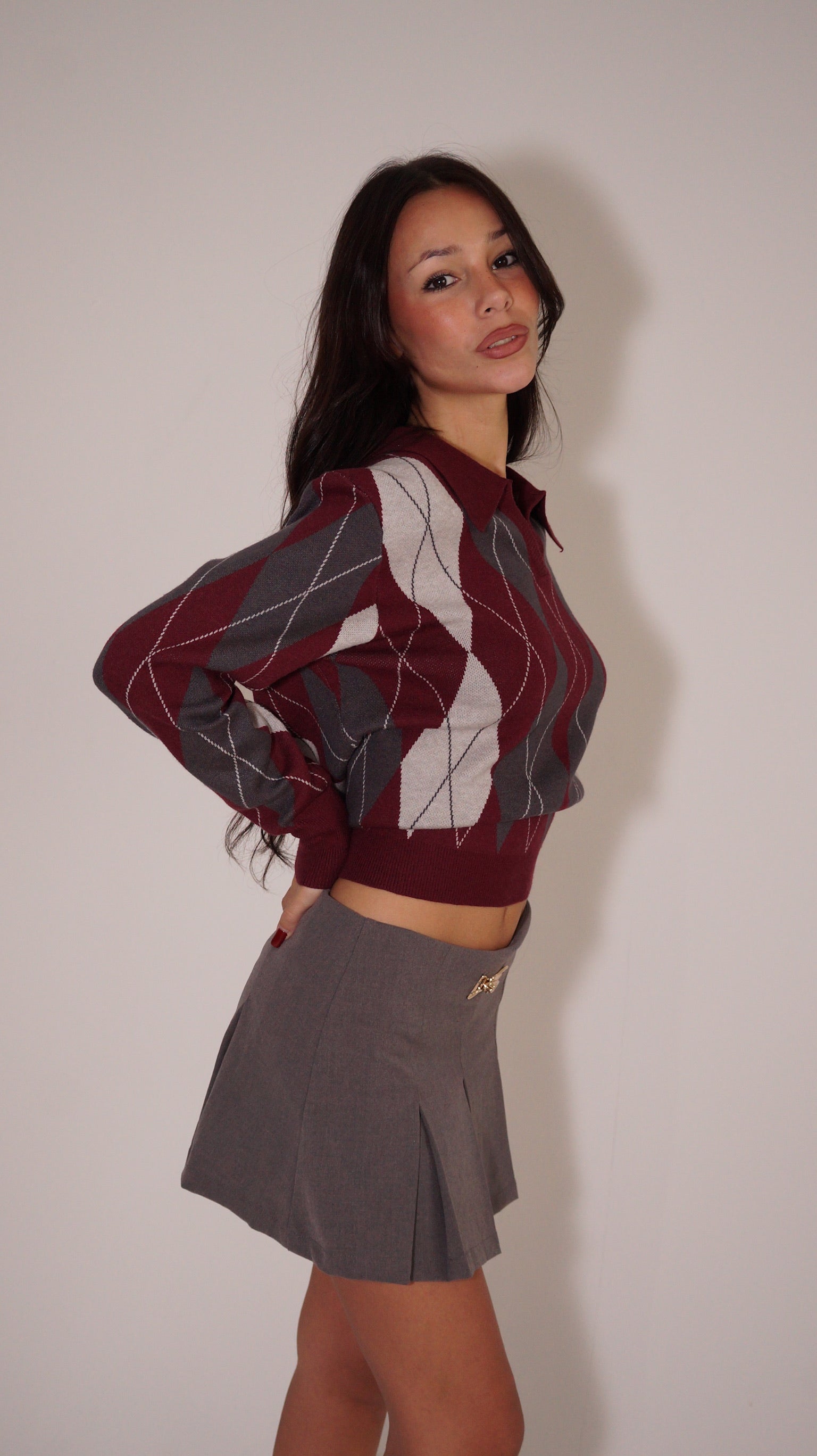 SWEATER CONI BORDO