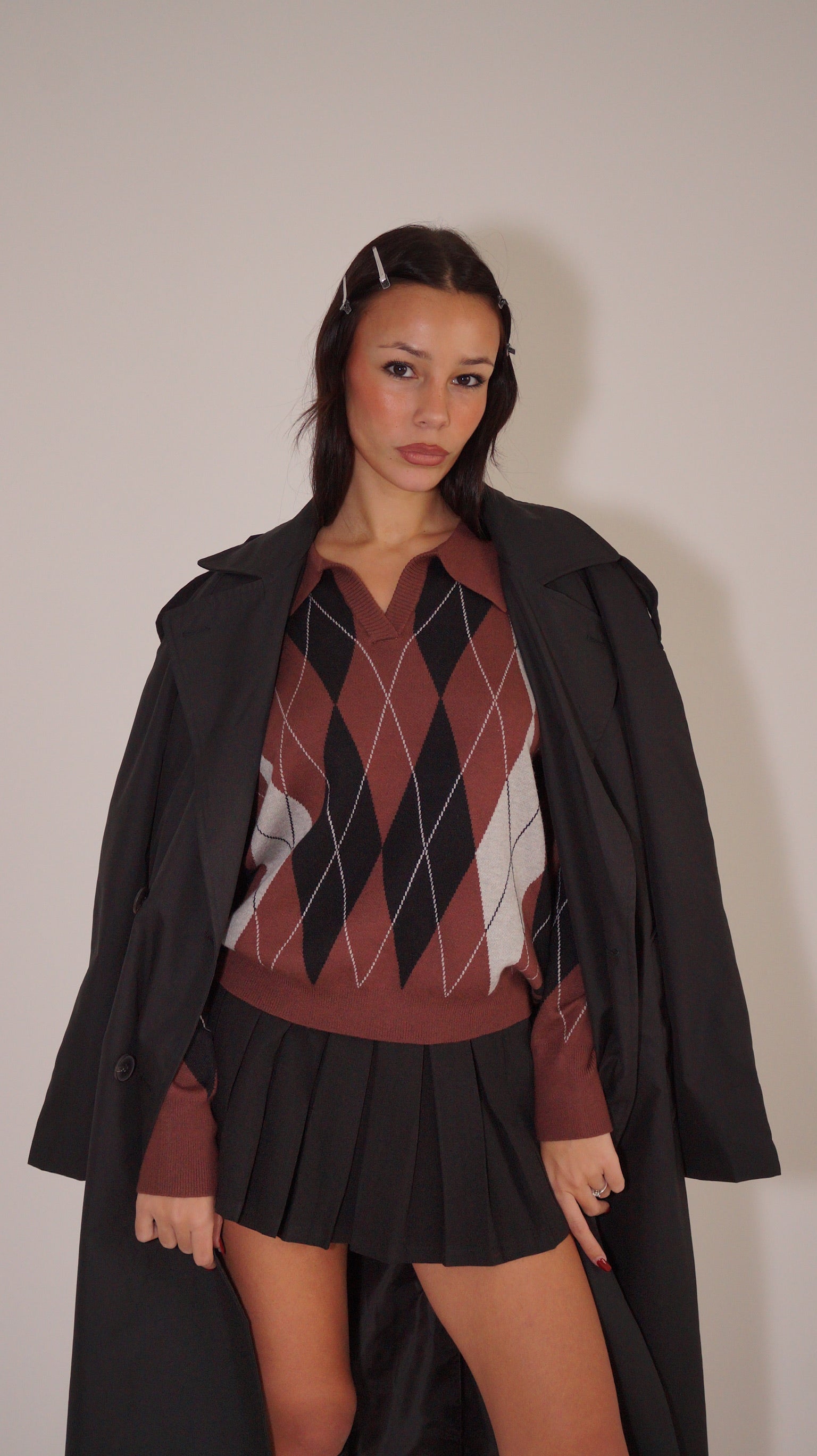 SWEATER CONI TERRACOTA