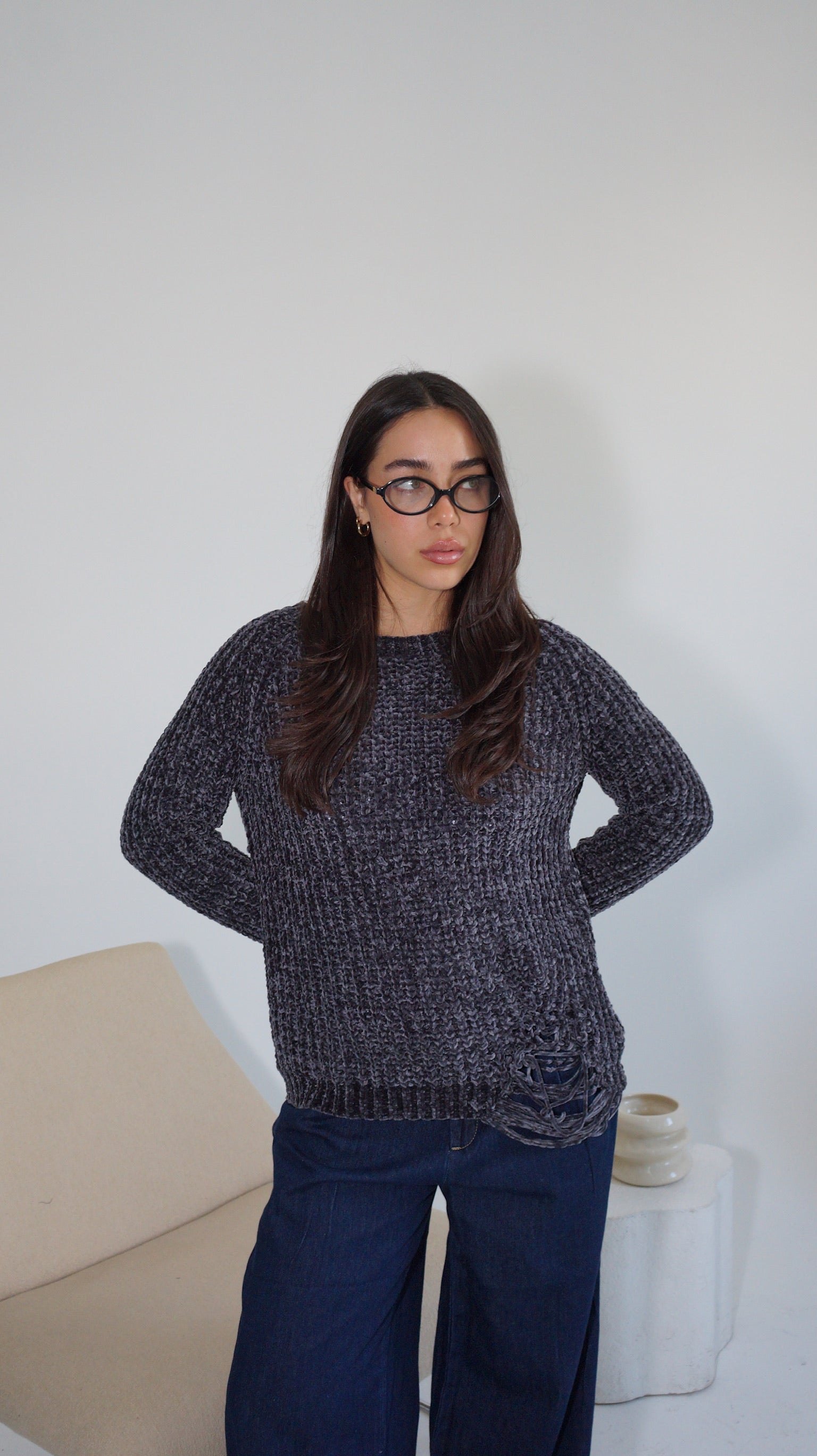 SWEATER DOBBY
