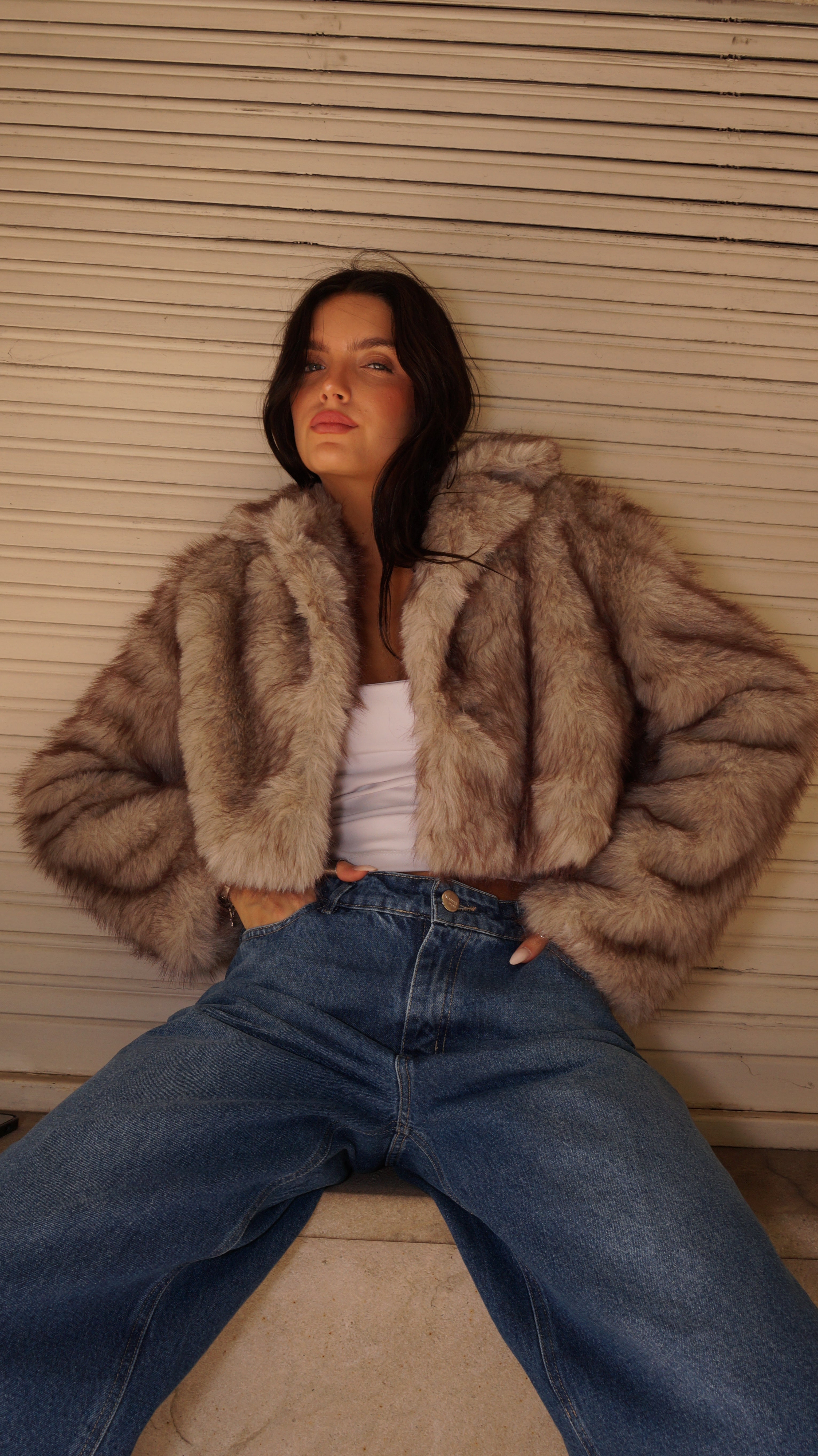 CHAQUETA COZZY VISÓN