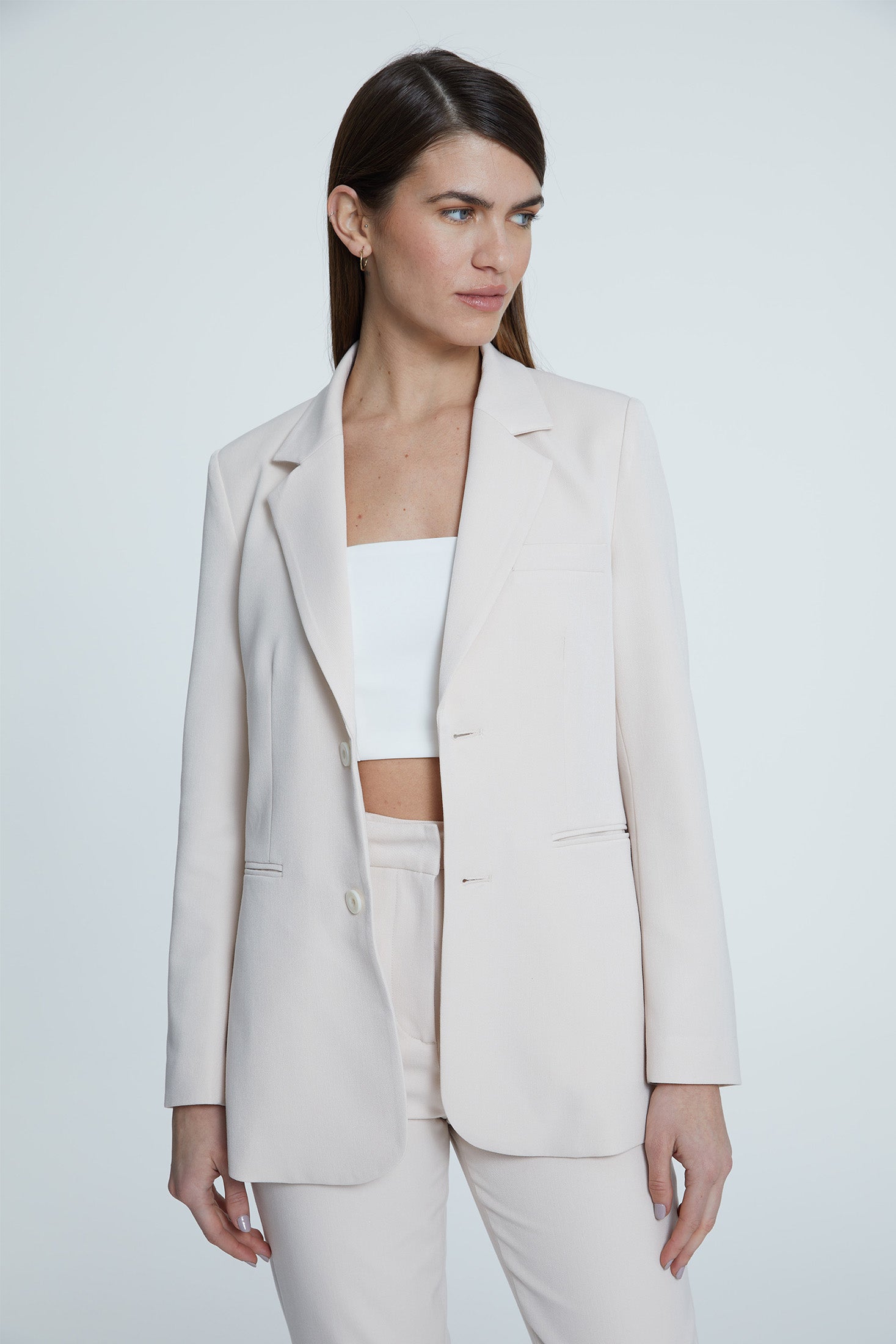 BLAZER MANDRA OFF NUDE