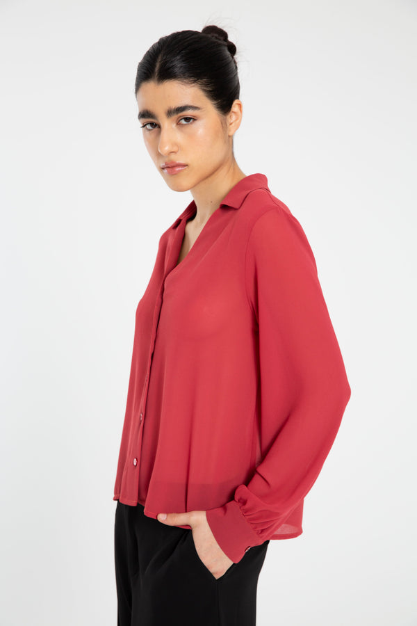 CAMISA LYLI BORDÓ