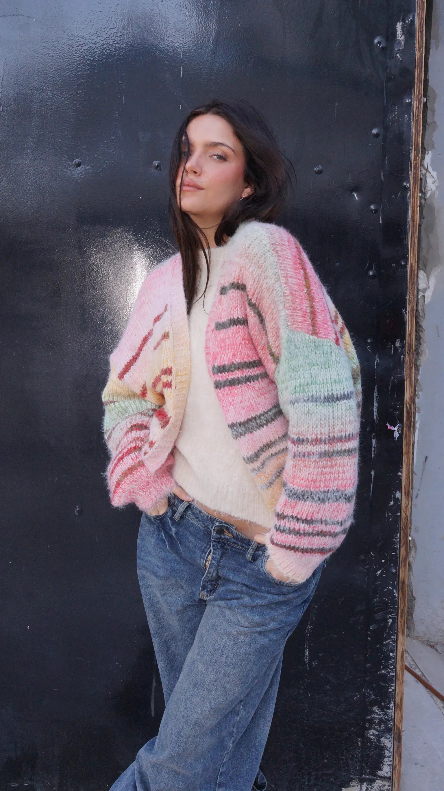 CARDIGAN RAINBOW