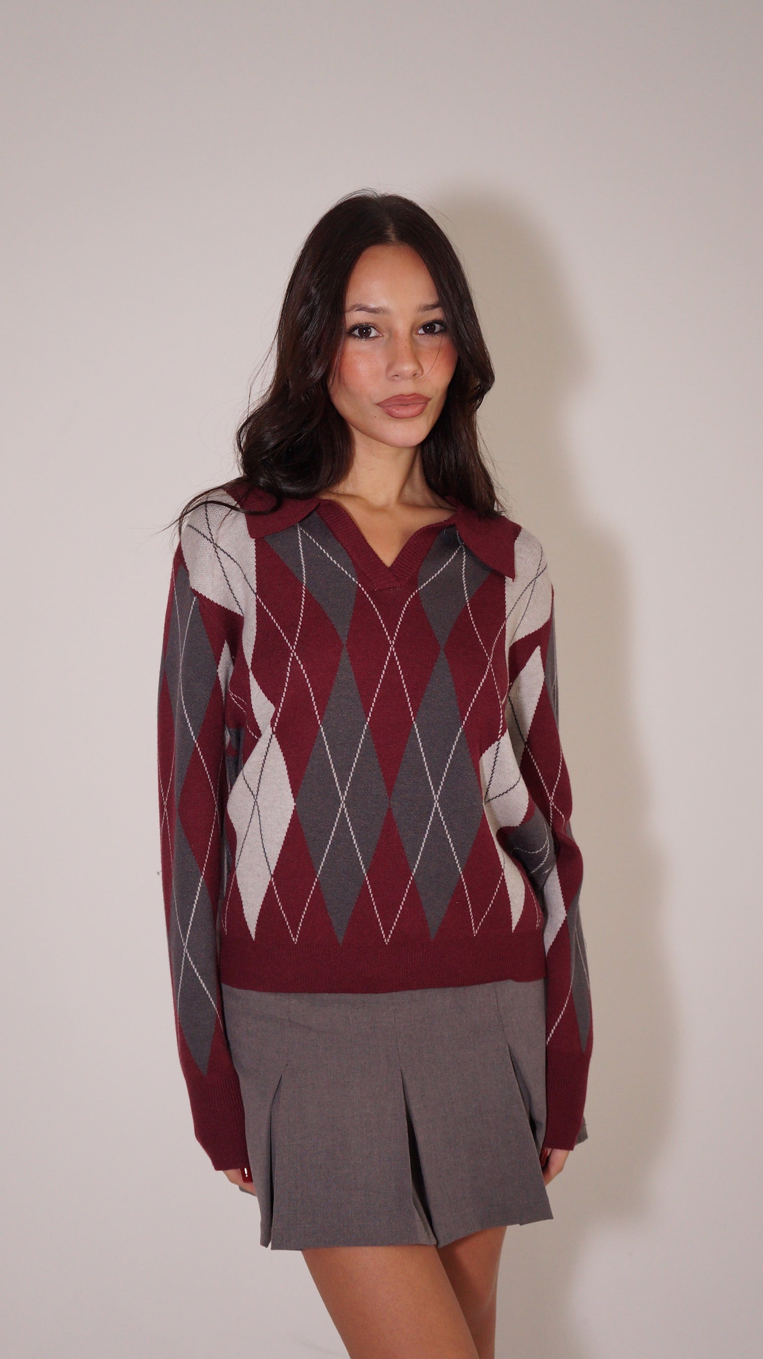 SWEATER CONI BORDO