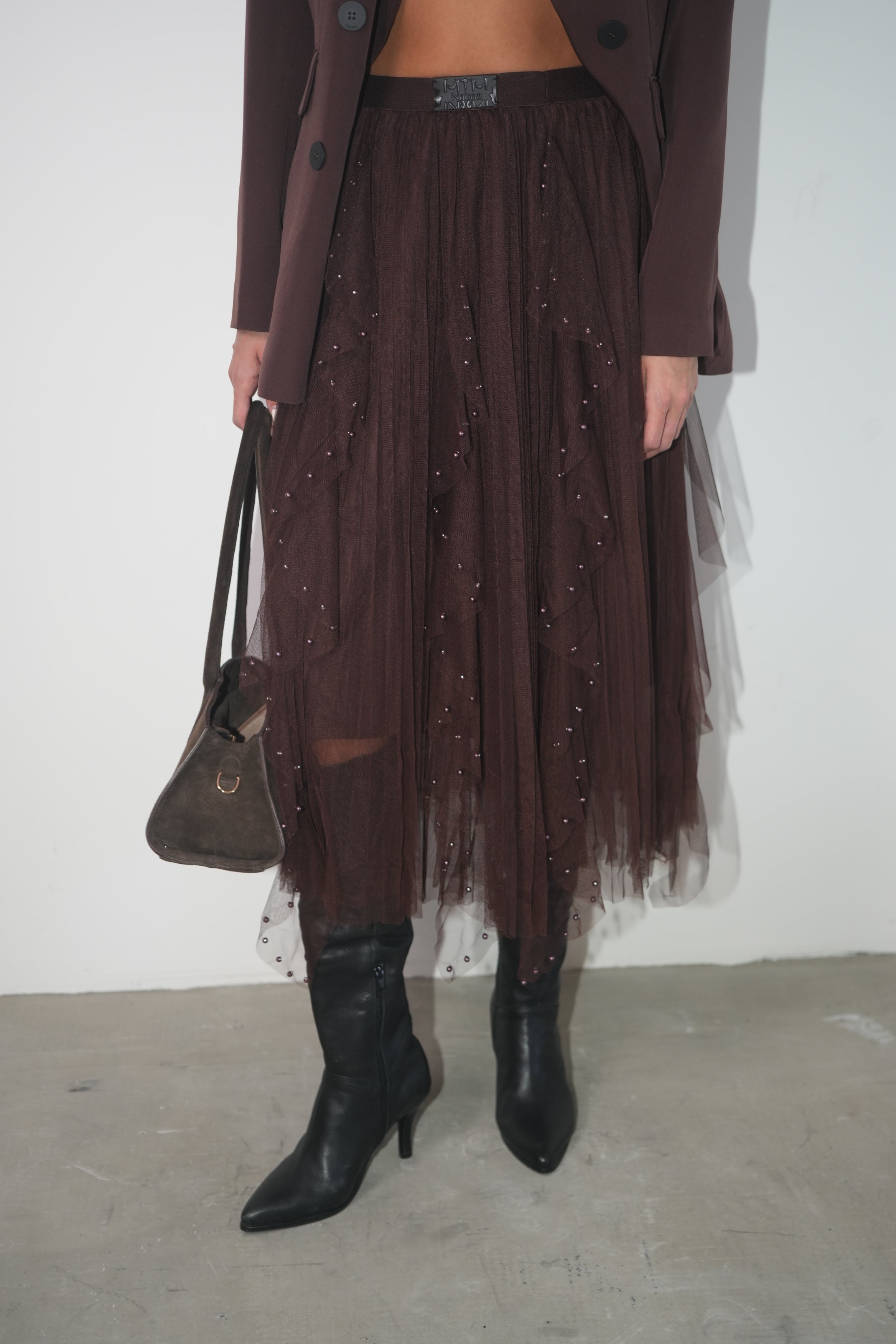 FALDA MYRANDA CHOCOLATE