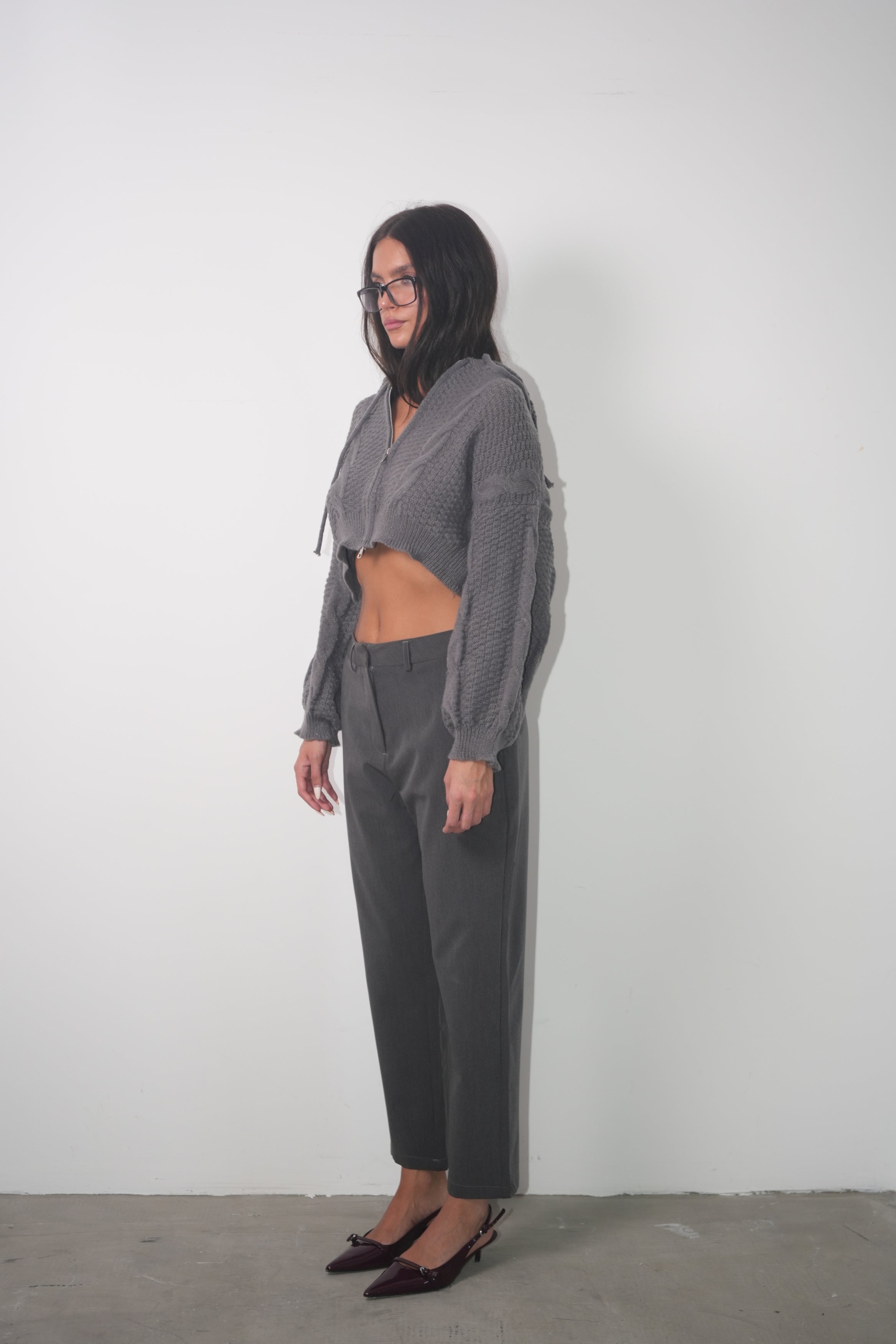 CARDIGAN BOLTON GRIS