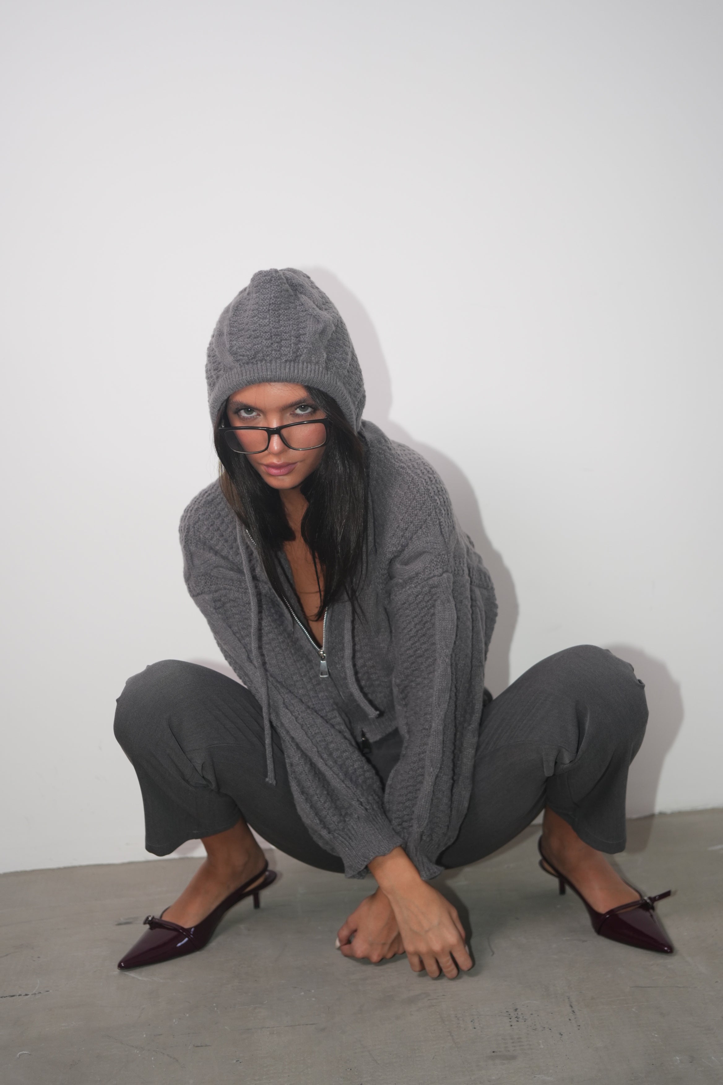 CARDIGAN BOLTON GRIS