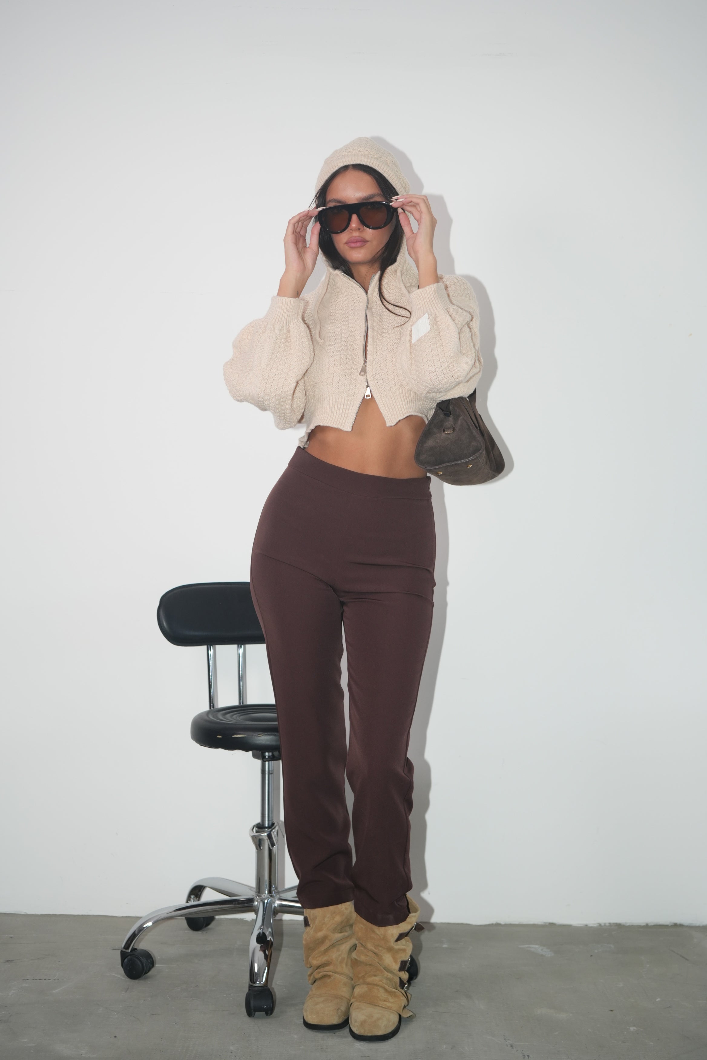 CARDIGAN BOLTON CAMEL