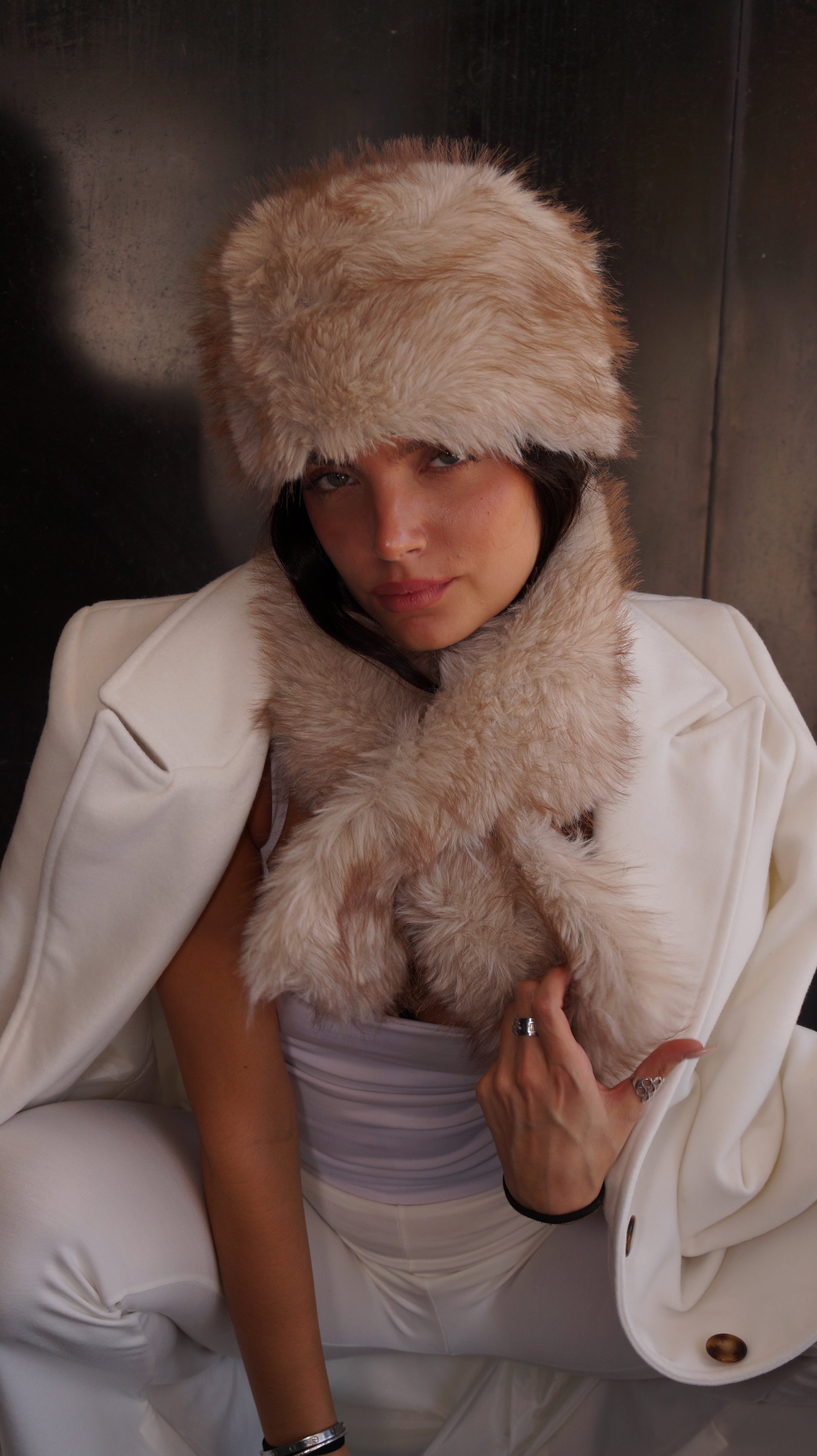 GORRO VELVET BEIGE