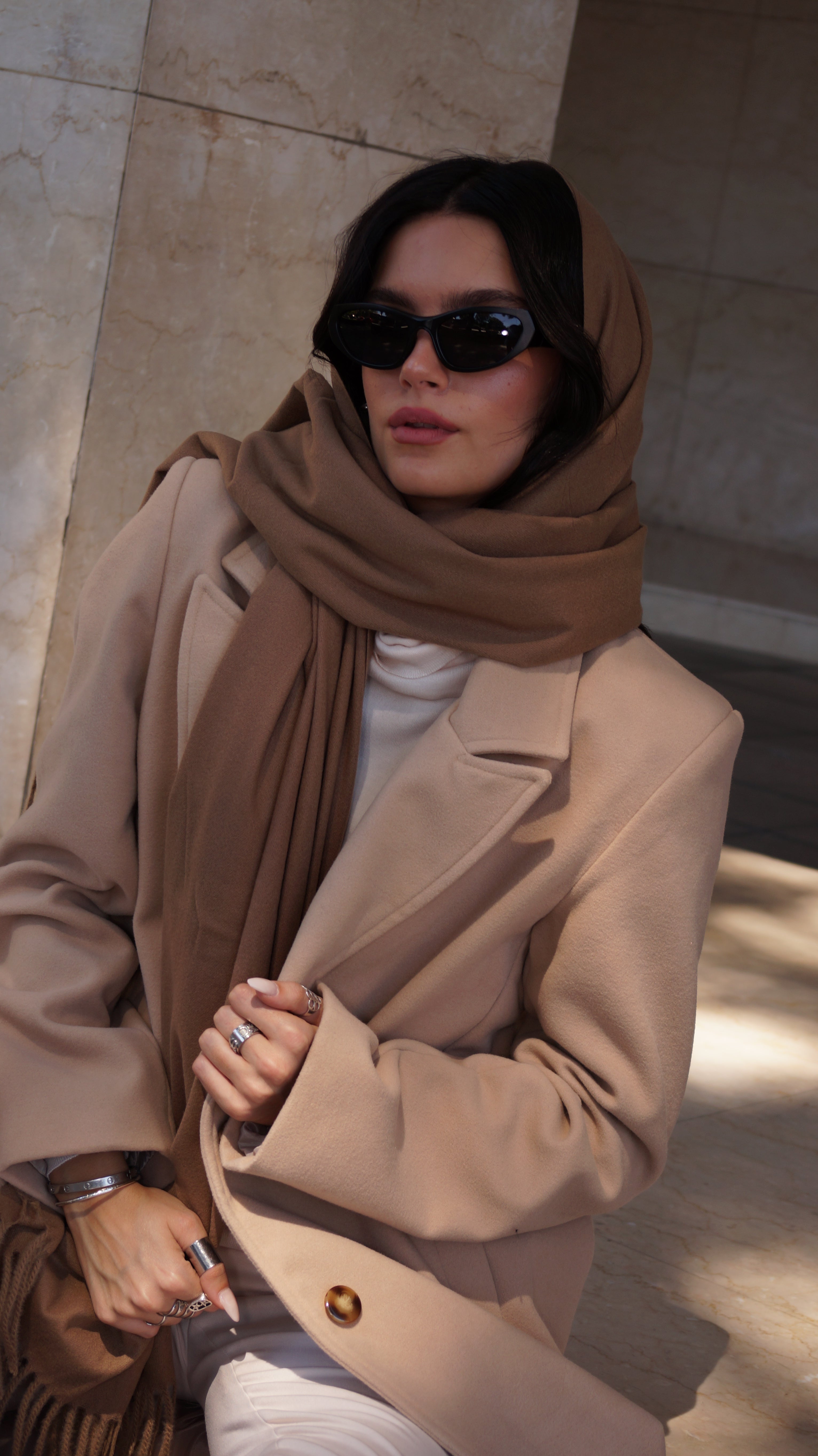 PASHMINA NATIVA MARRÓN