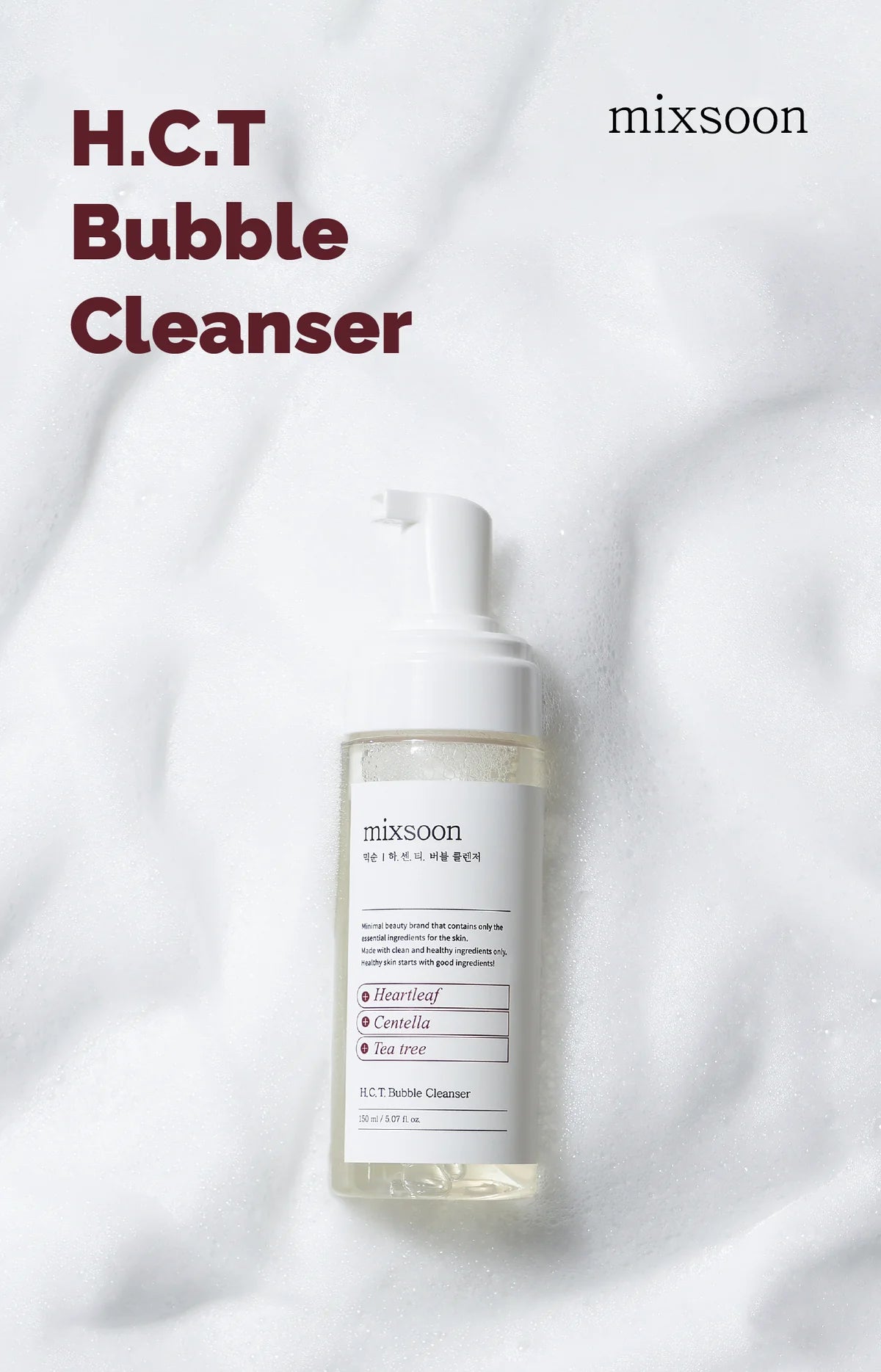 Bubble Cleanser HCT- Mixsoon 150ML