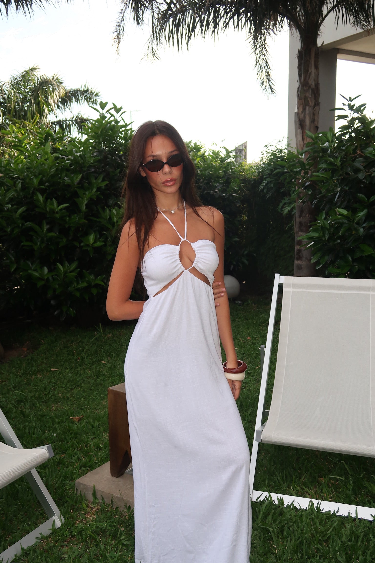 VESTIDO ISELA OFF WHITE