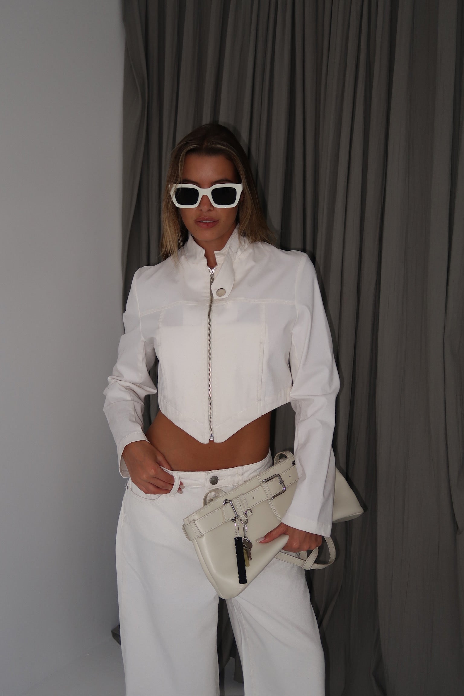 CHAQUETA AQUYLA OFF WHITE