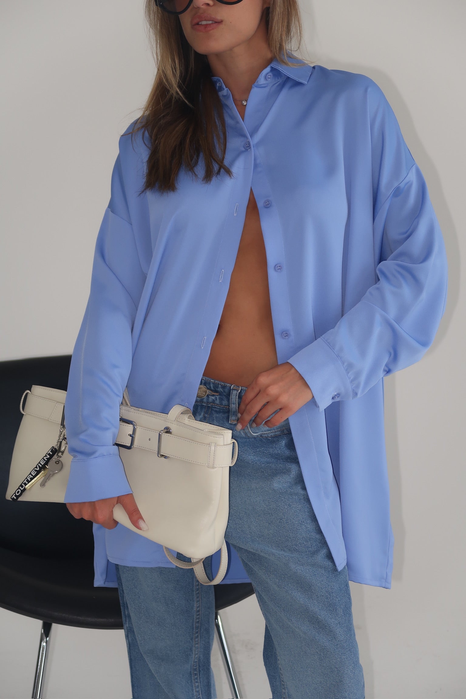 CAMISA LYRIS CELESTE