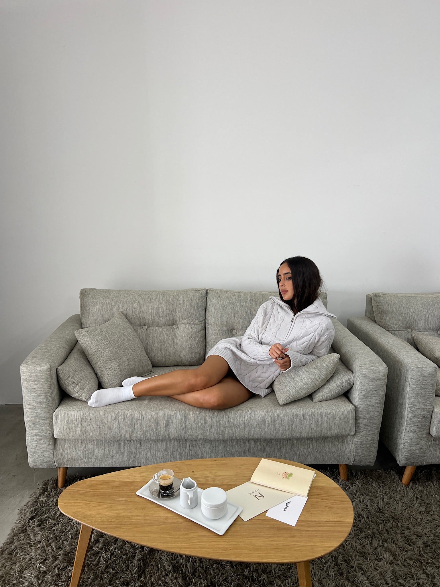 SWEATER CHARME GRIS