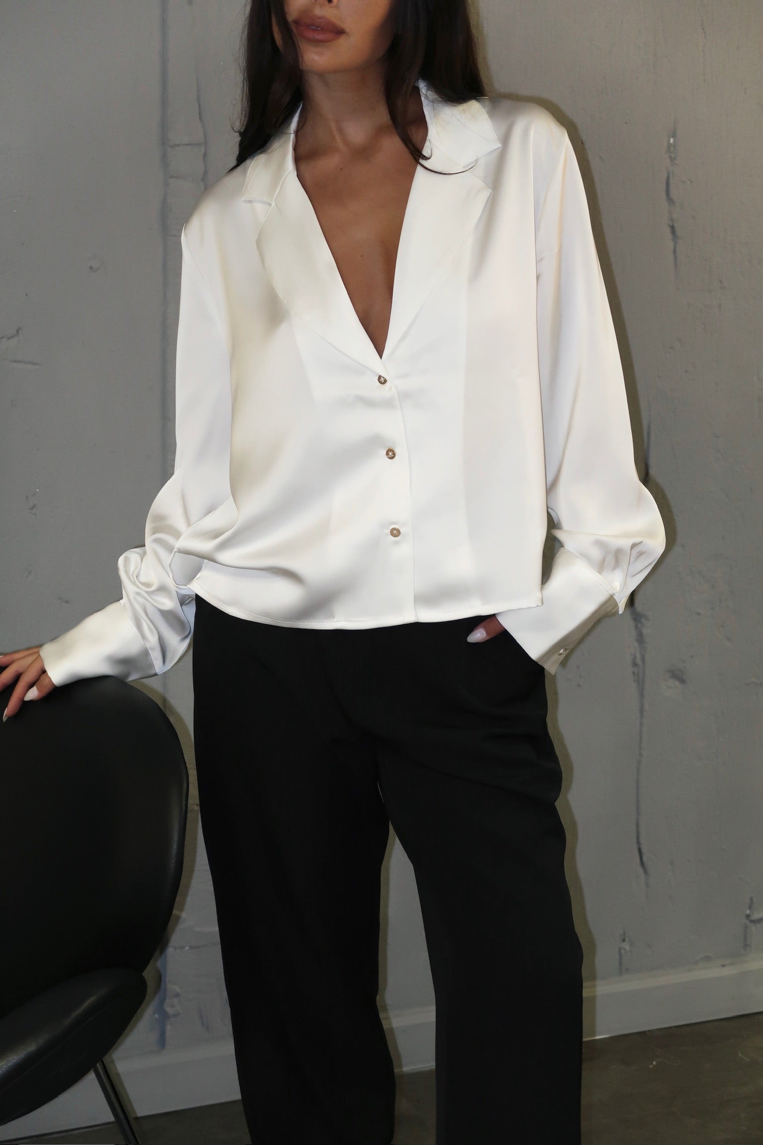 CAMISA CUTE OFF WHITE