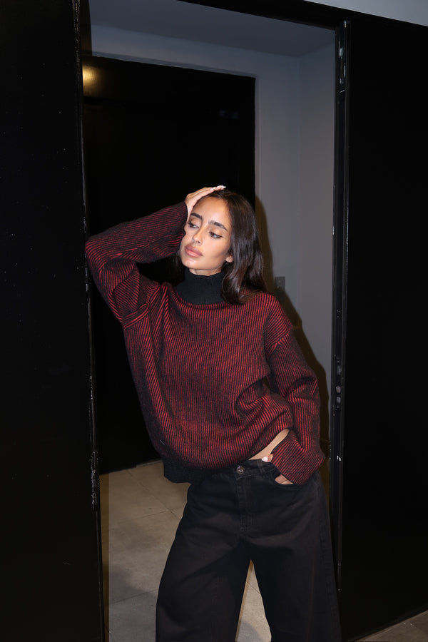 SWEATER NESSY ROJO