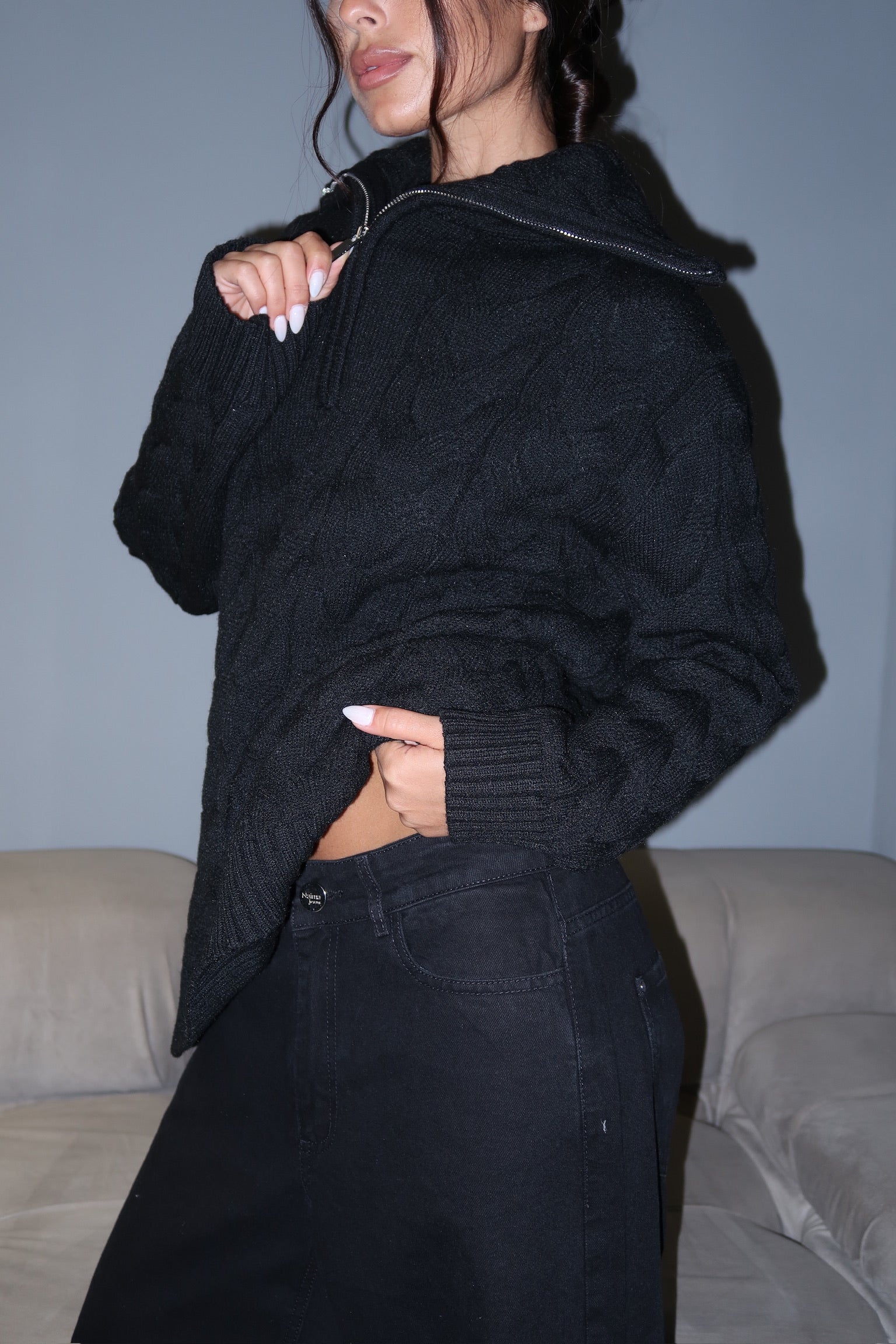 SWEATER CHARME NEGRO