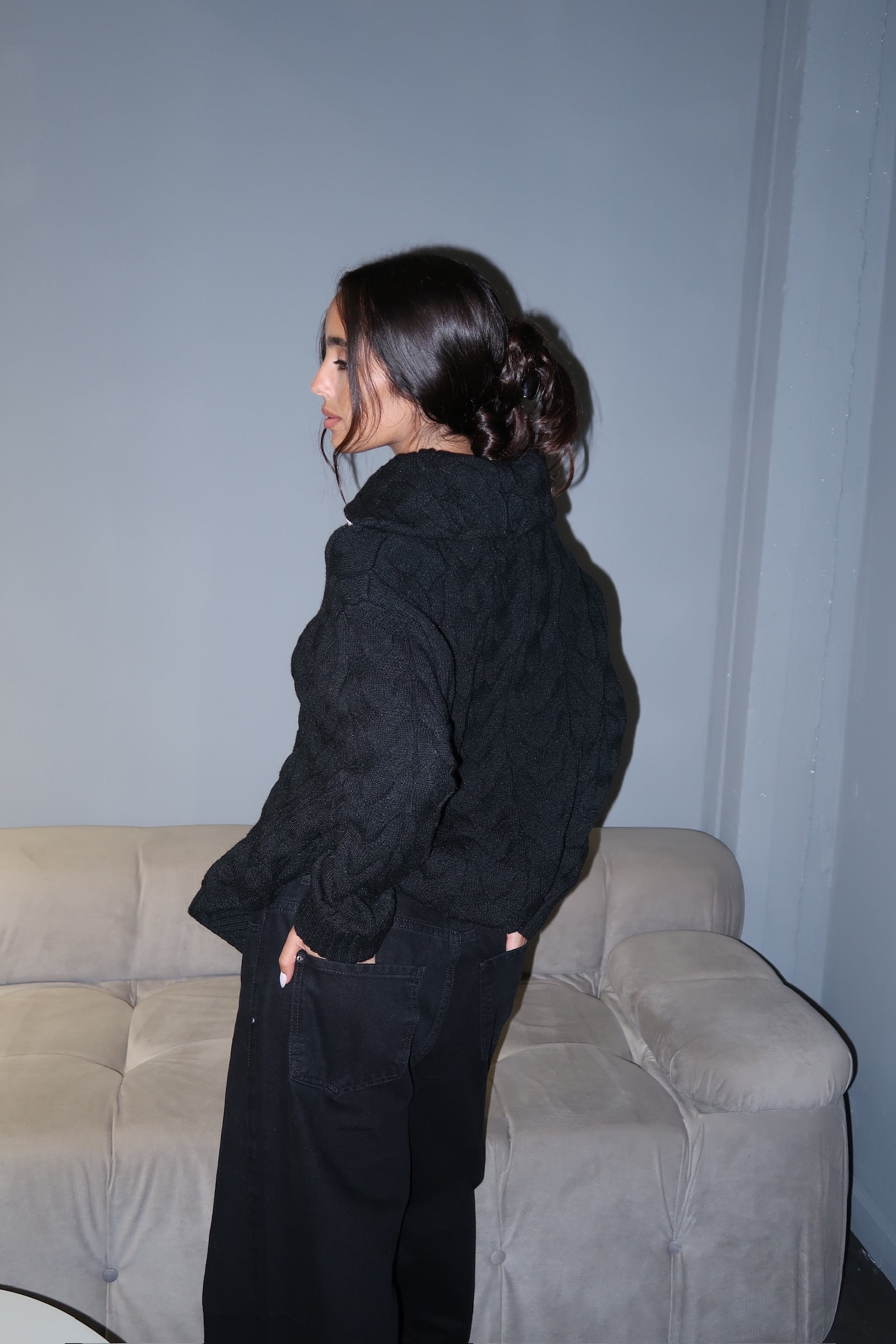 SWEATER CHARME NEGRO
