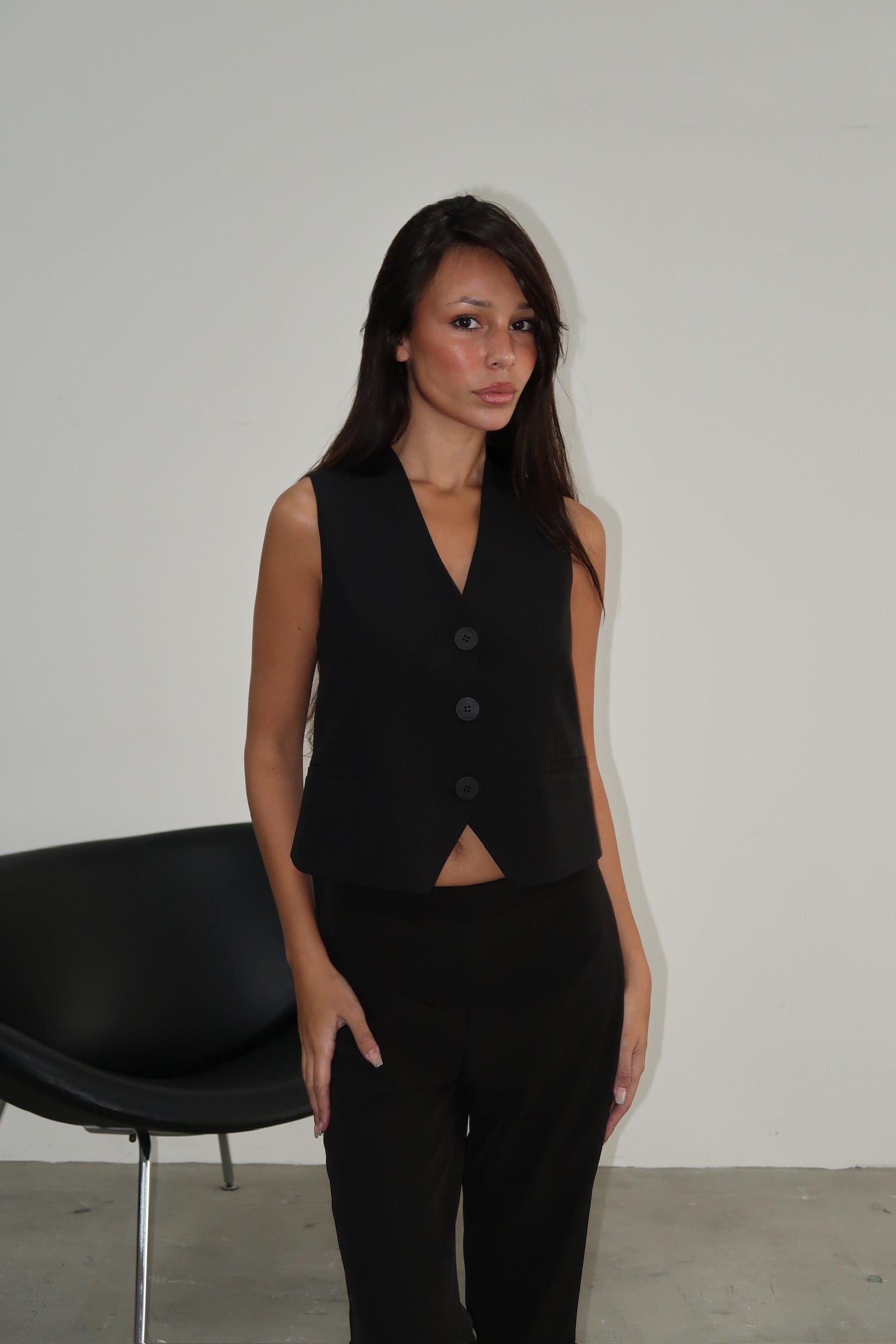 CHALECO LYANNA NEGRO