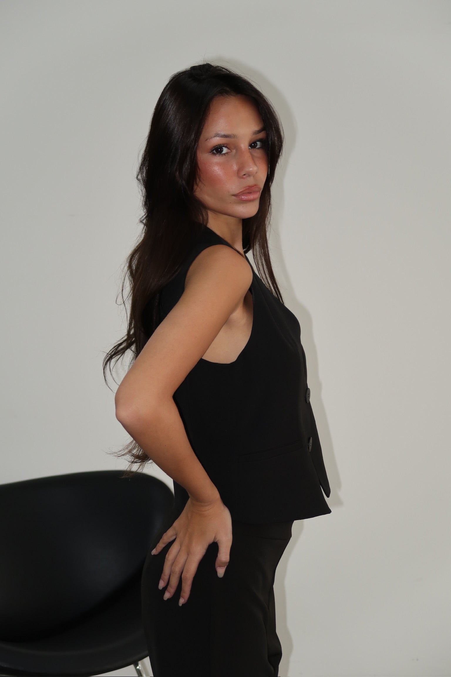 CHALECO LYANNA NEGRO