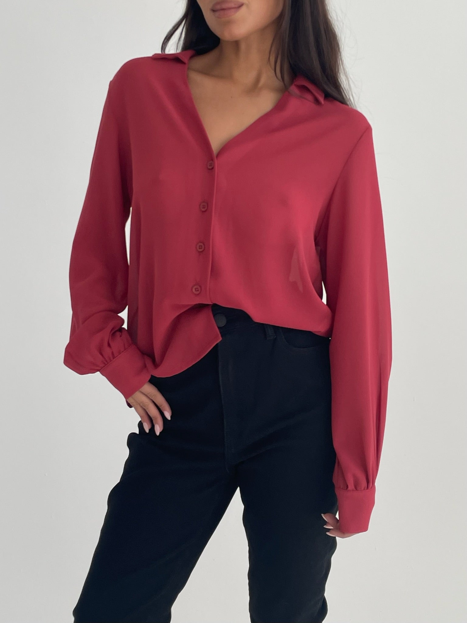CAMISA LYLI BORDÓ