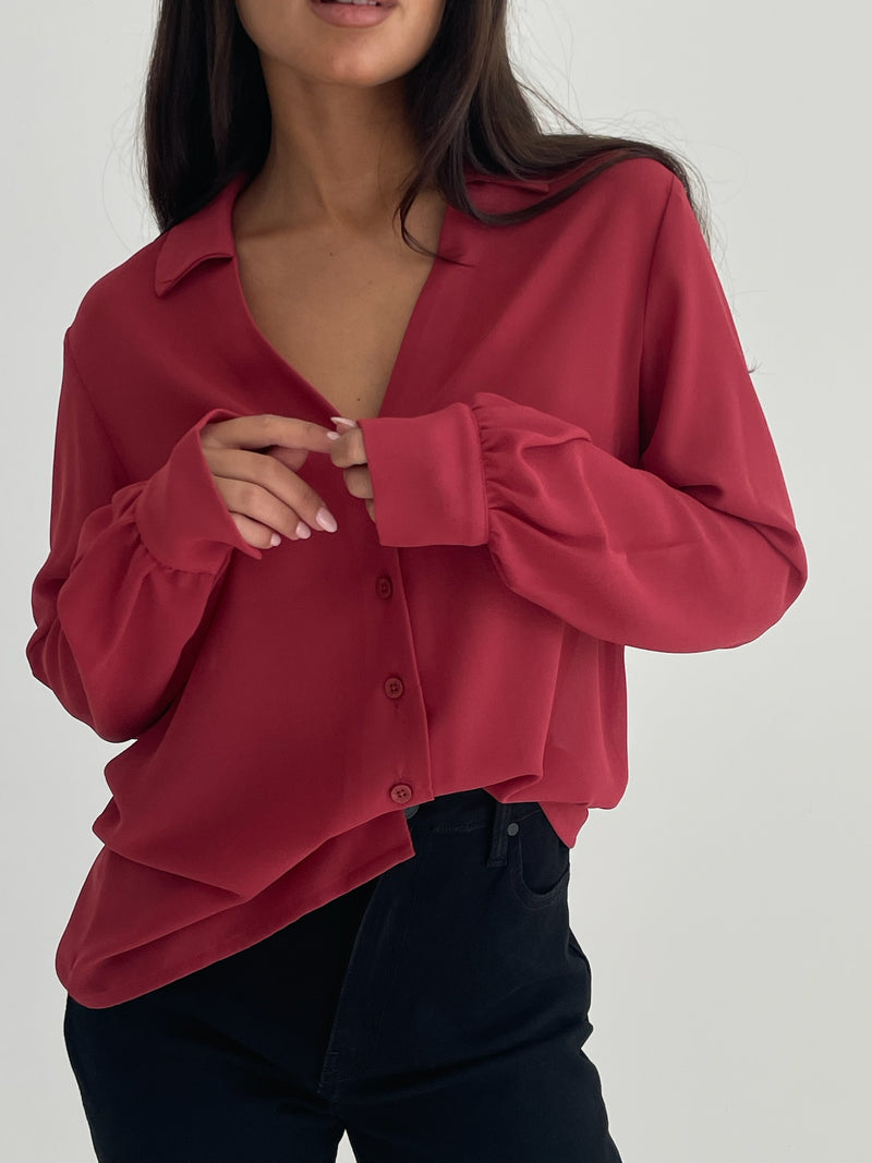 CAMISA LYLI BORDÓ