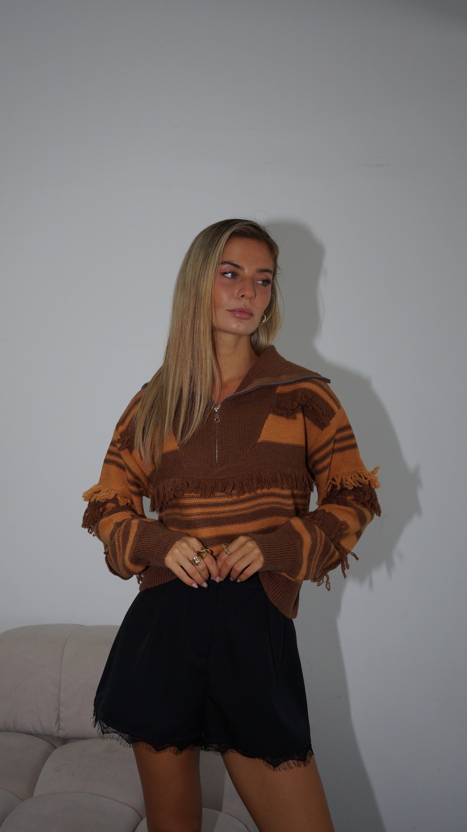 SWEATER BORJA MARRÓN