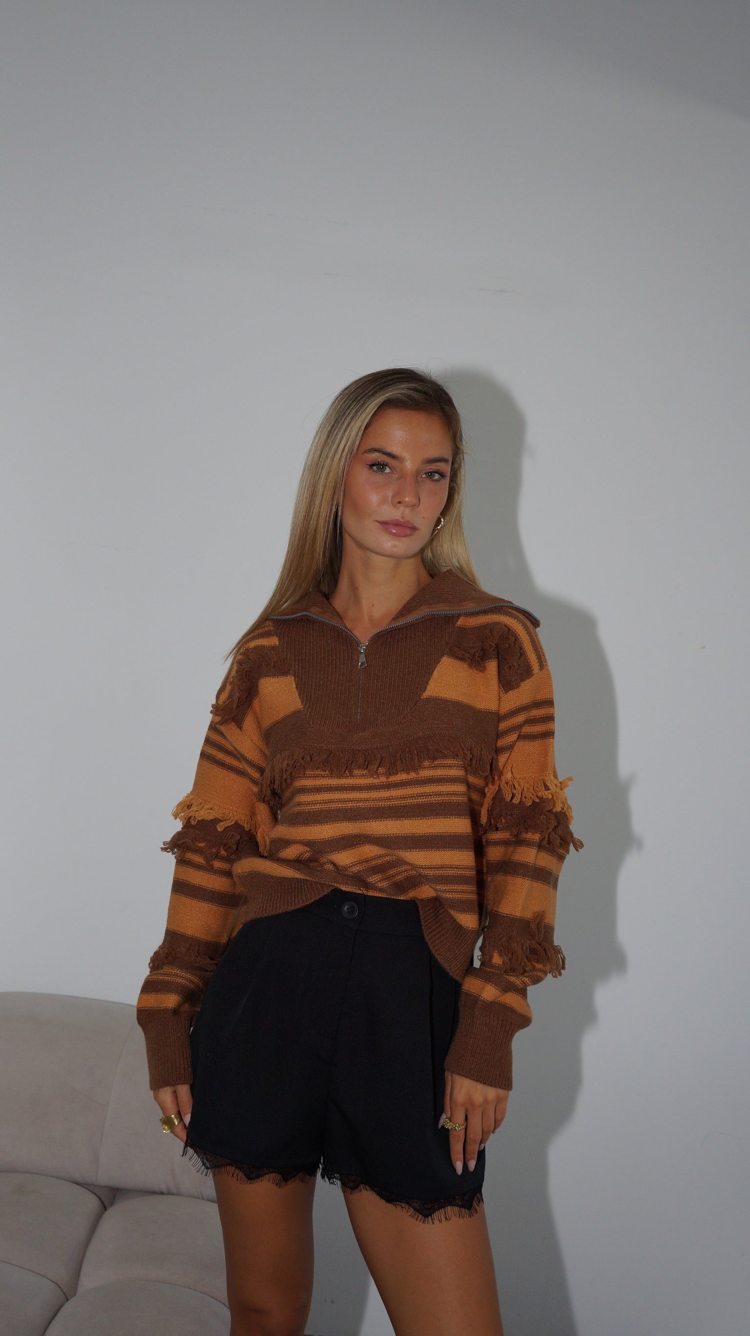 SWEATER BORJA MARRÓN