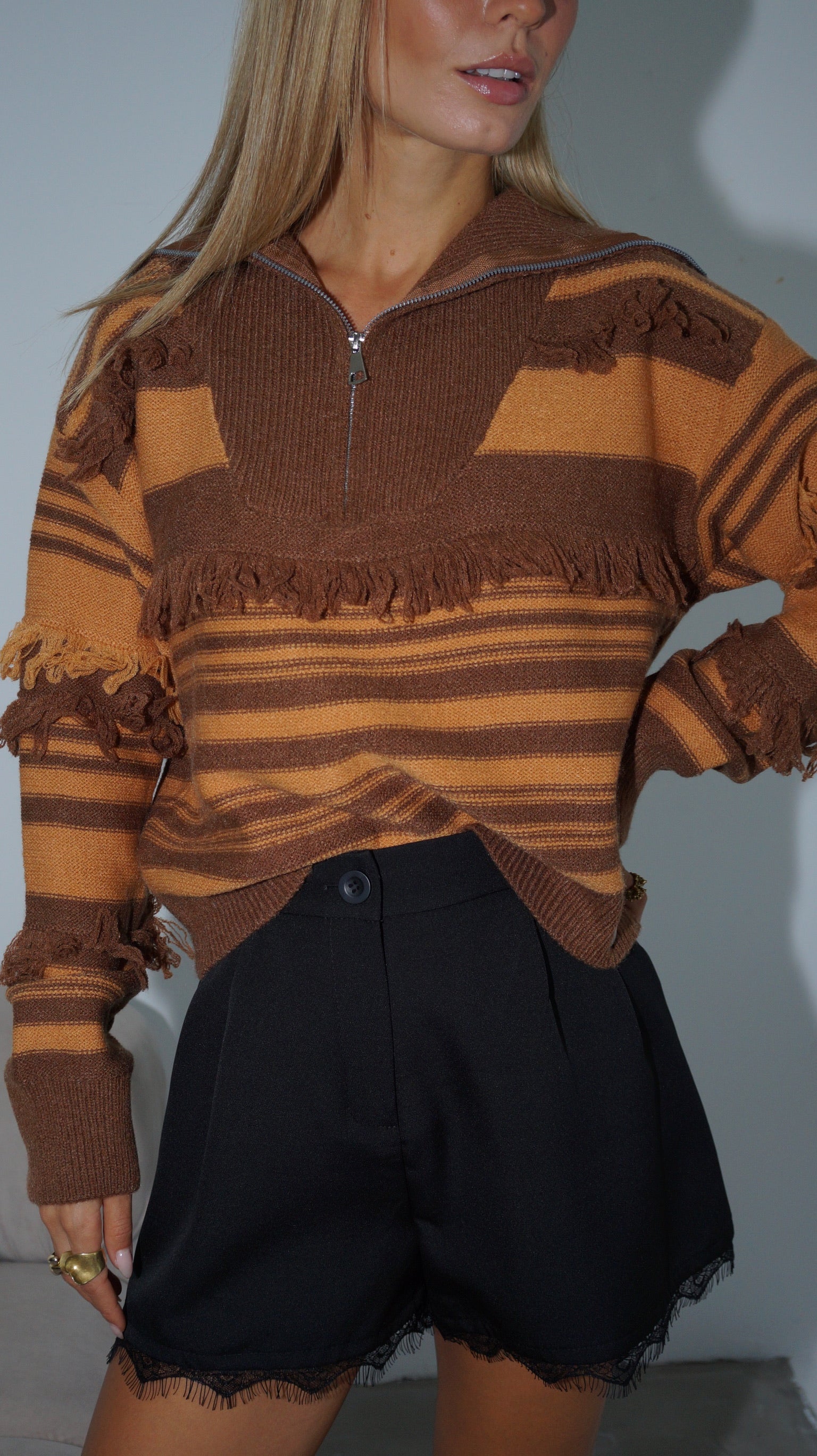 SWEATER BORJA MARRÓN