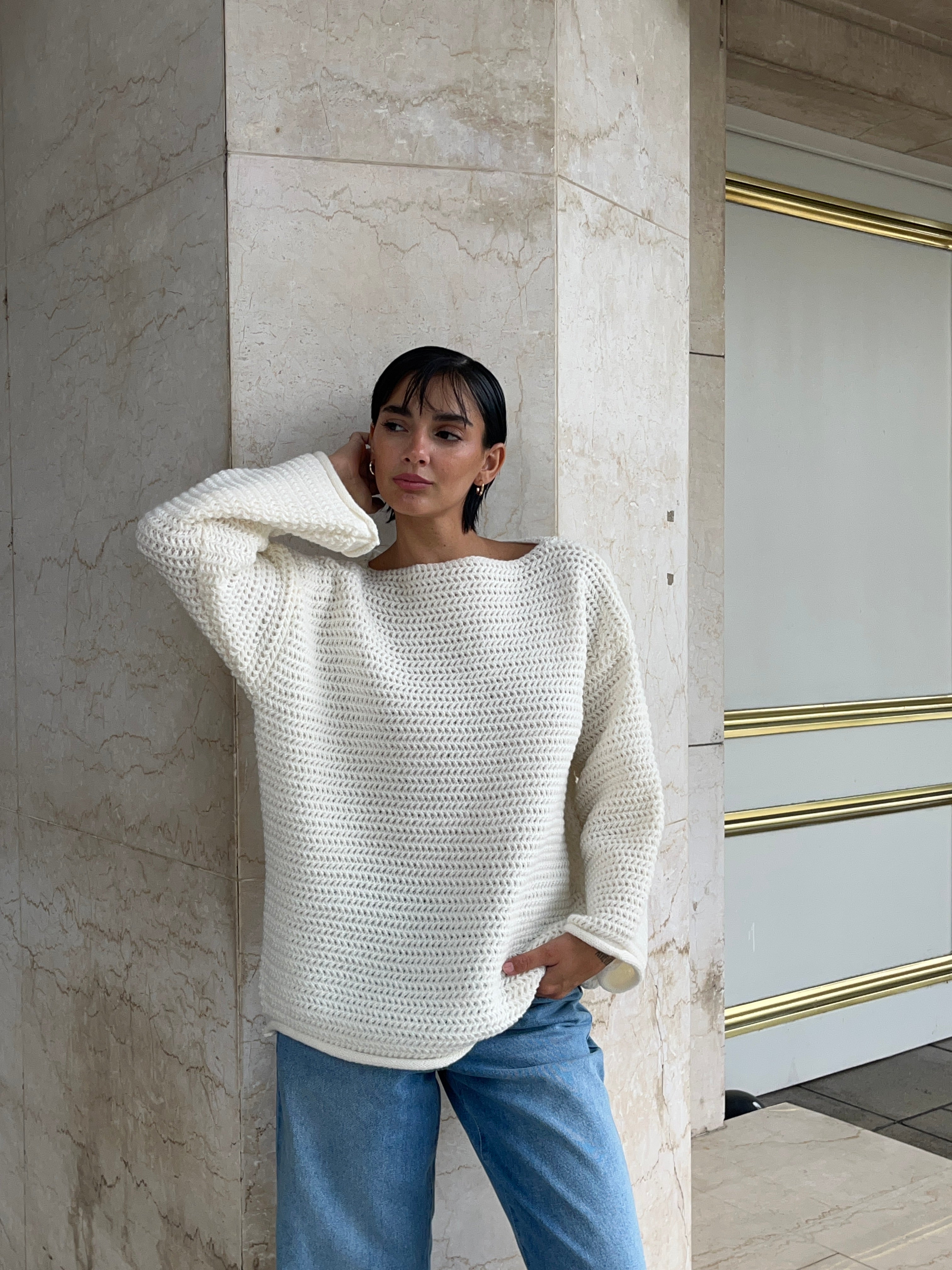 SWEATER MAREA CREAMY