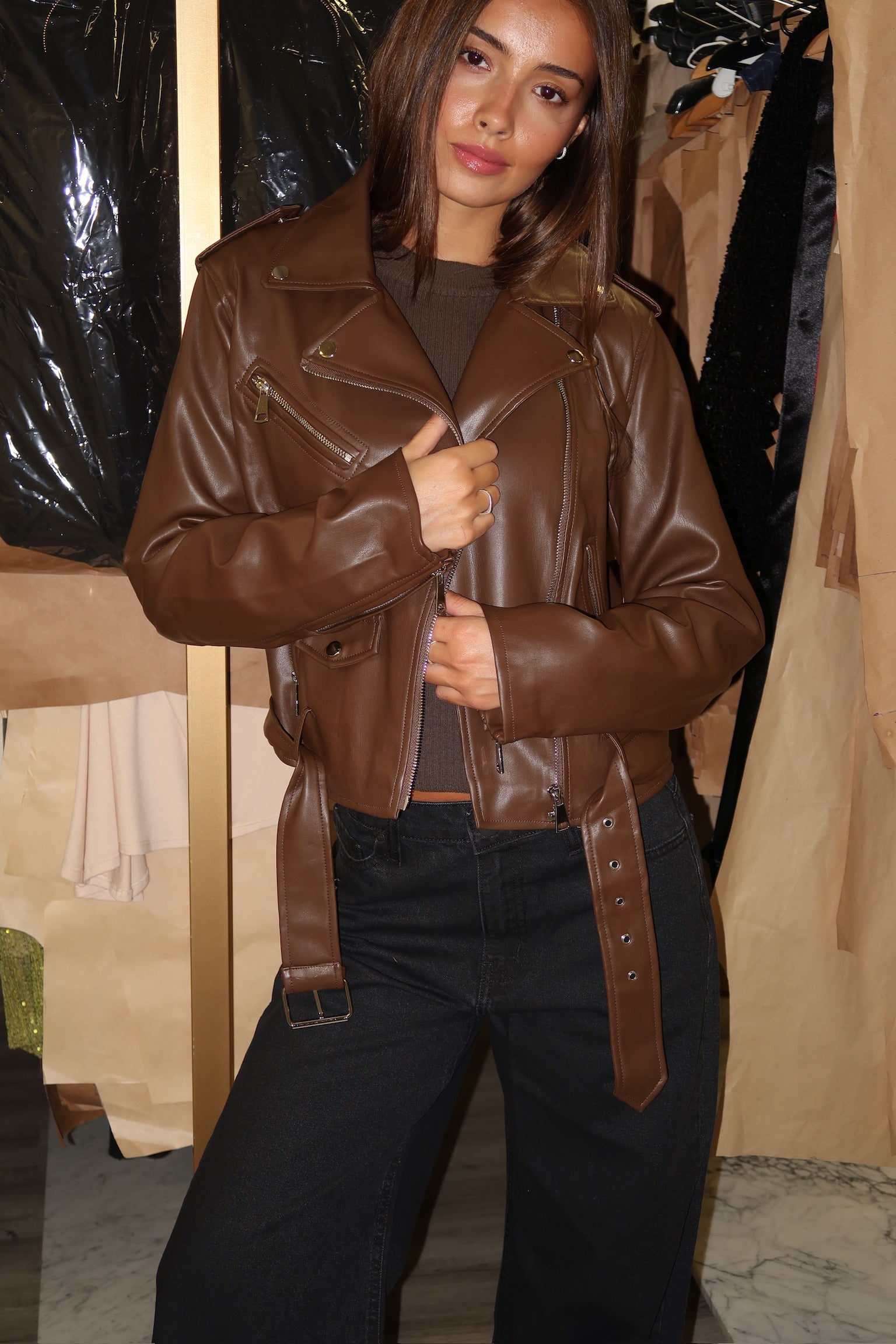 CHAQUETA JOSEFINA CHOCOLATE