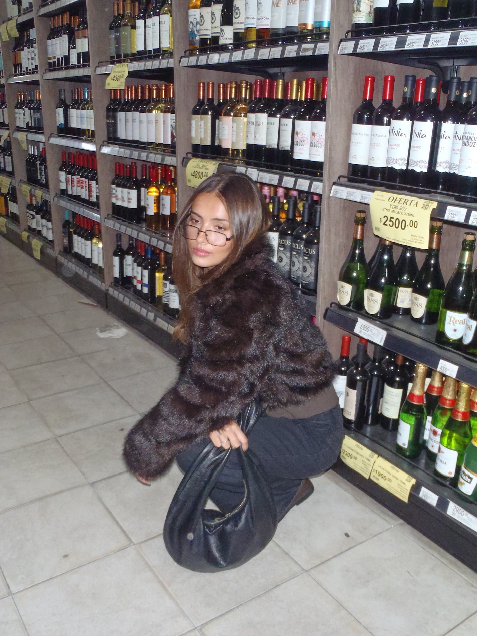 CHAQUETA COZZY MARRON C/NEGRO