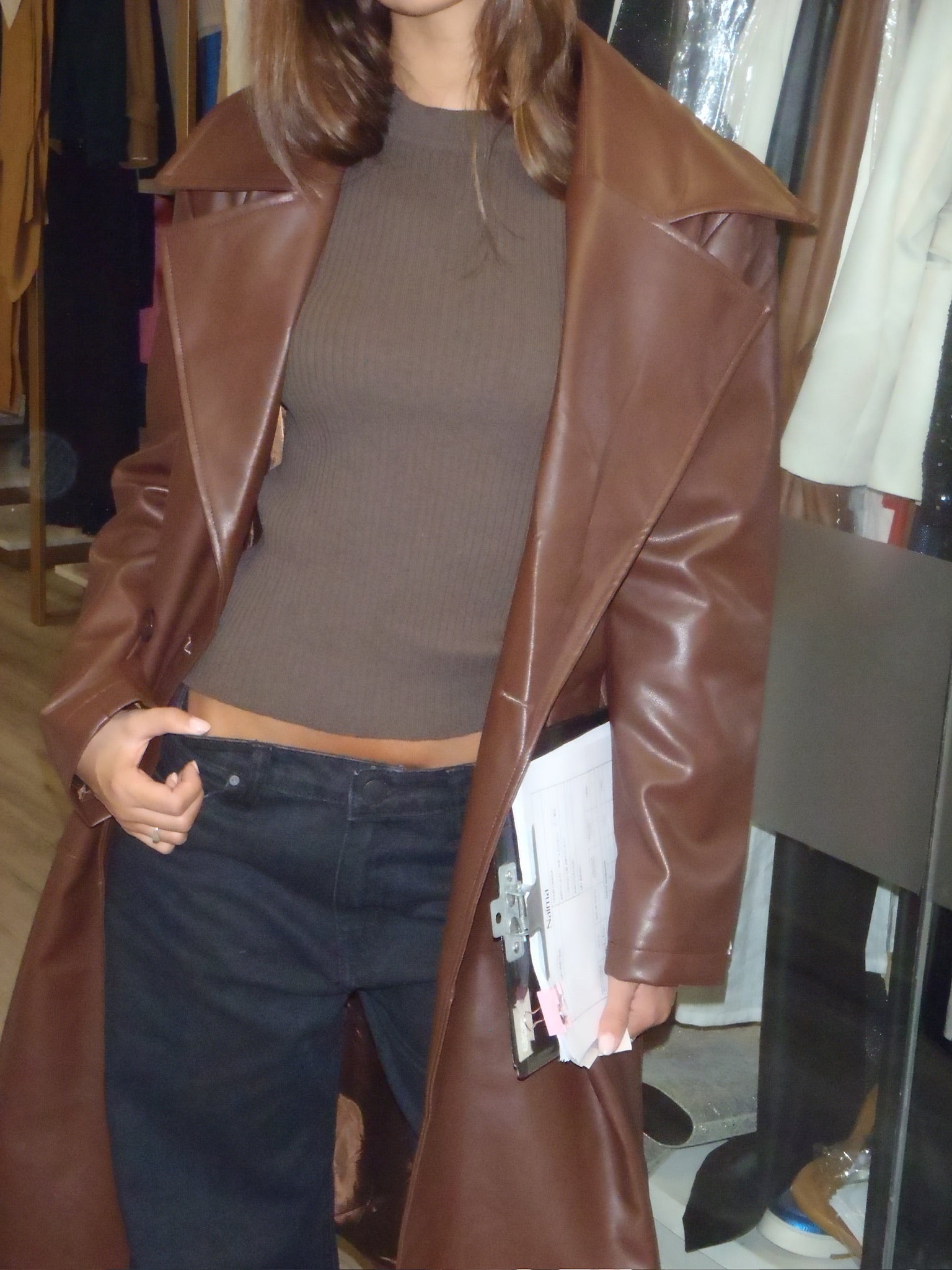 TRENCH TRINI CHOCOLATE