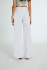 PANTALÓN LEYSA OFF WHITE