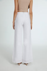 PANTALÓN LEYSA OFF WHITE