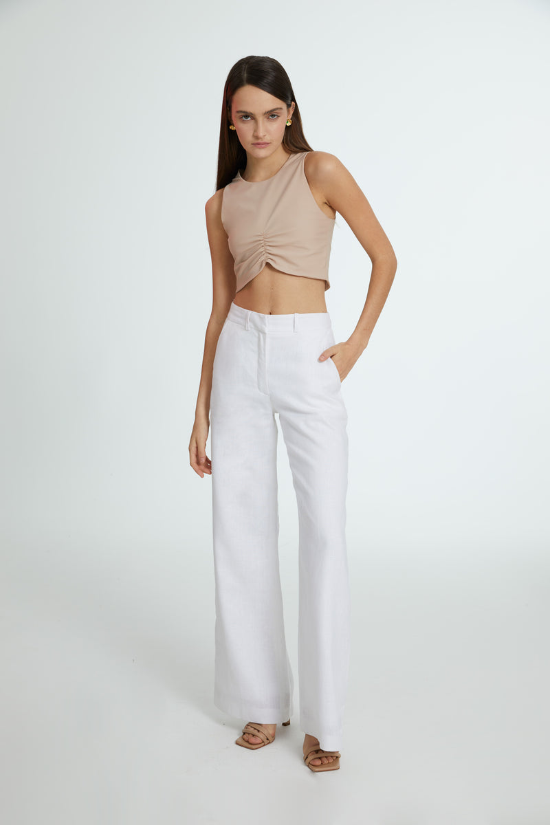 PANTALÓN LEYSA OFF WHITE