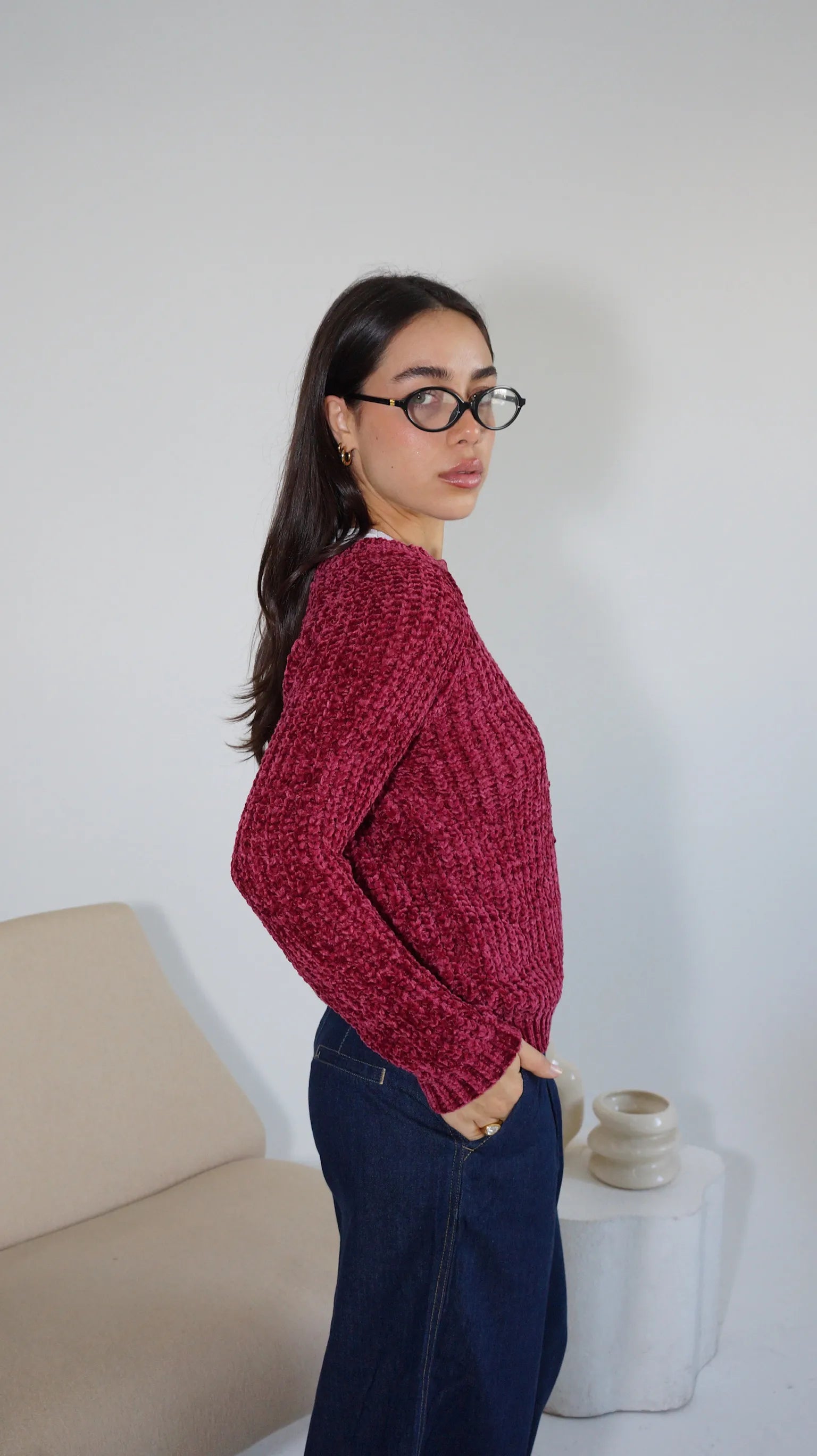 SWEATER DOBBY