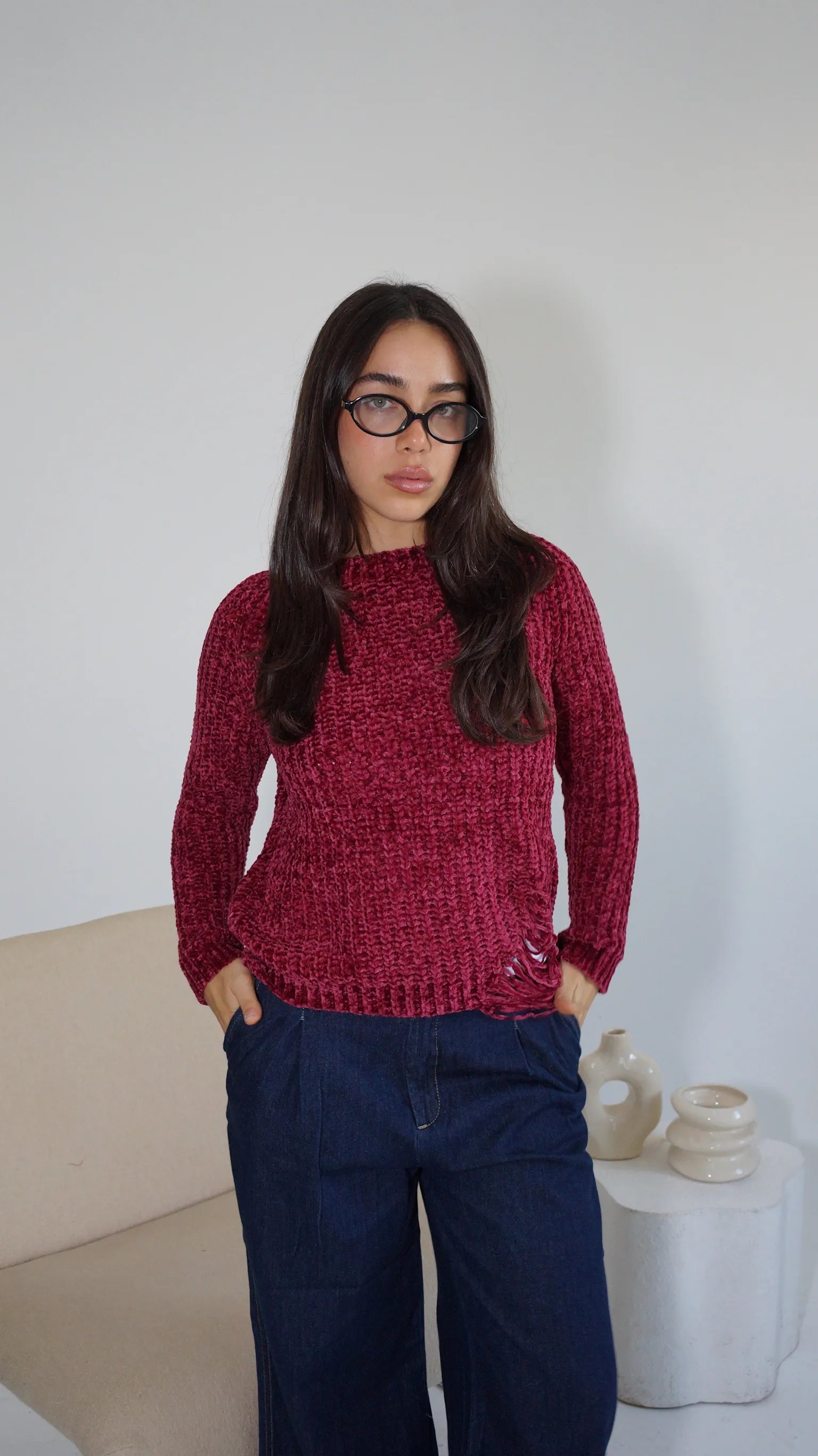 SWEATER DOBBY