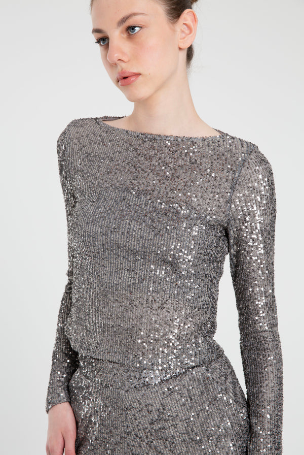REMERA IRIS GRIS