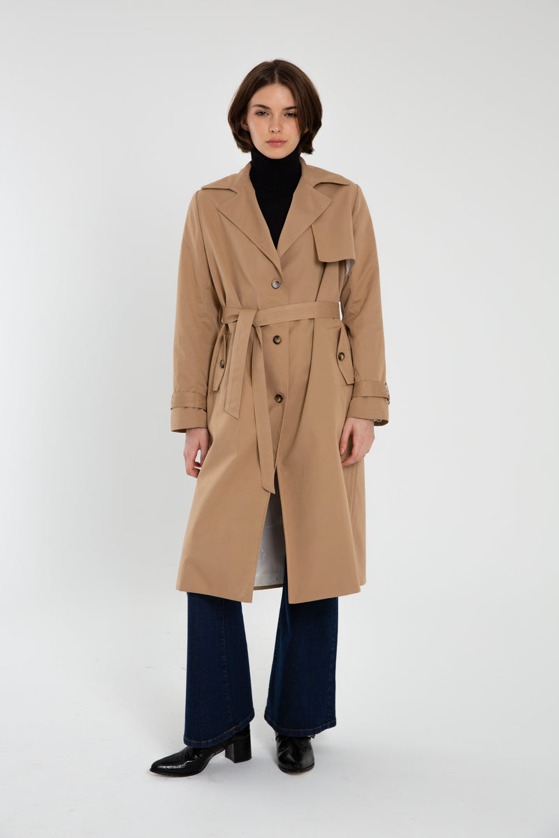 TRENCH AZABACHE CAMEL
