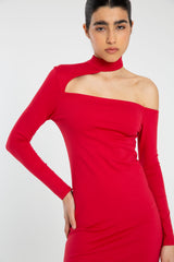 VESTIDO NEBULA ROJO